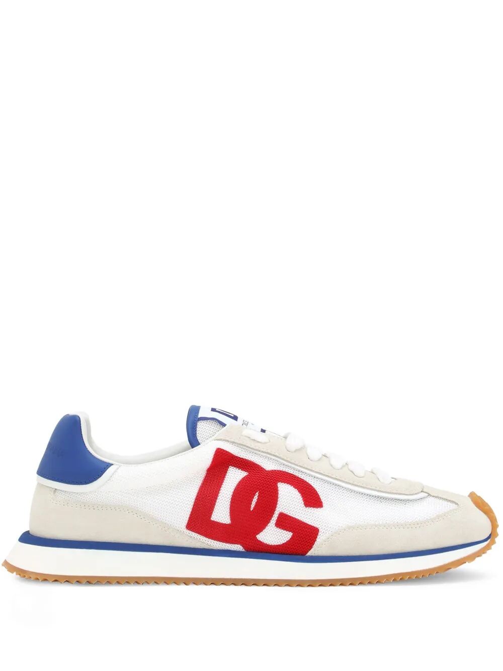 DOLCE & GABBANA Suede and Mesh DG Cushion Sneaker