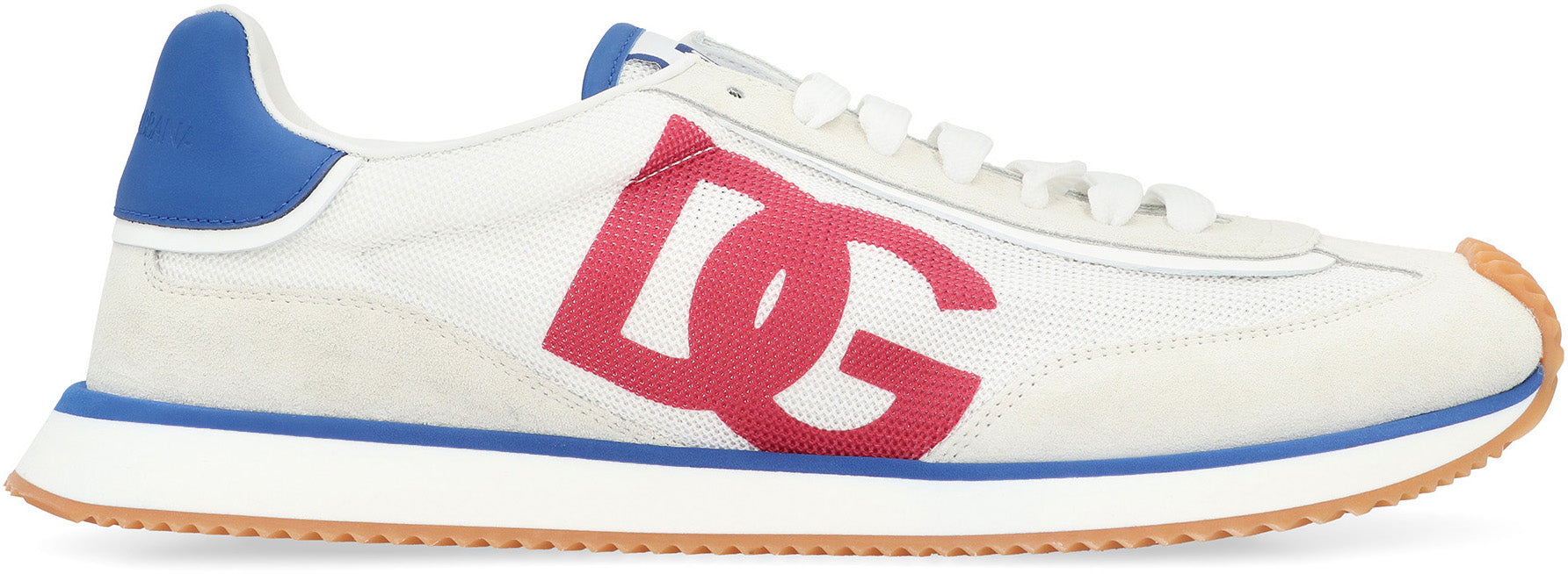 DOLCE & GABBANA Suede and Mesh DG Cushion Sneaker