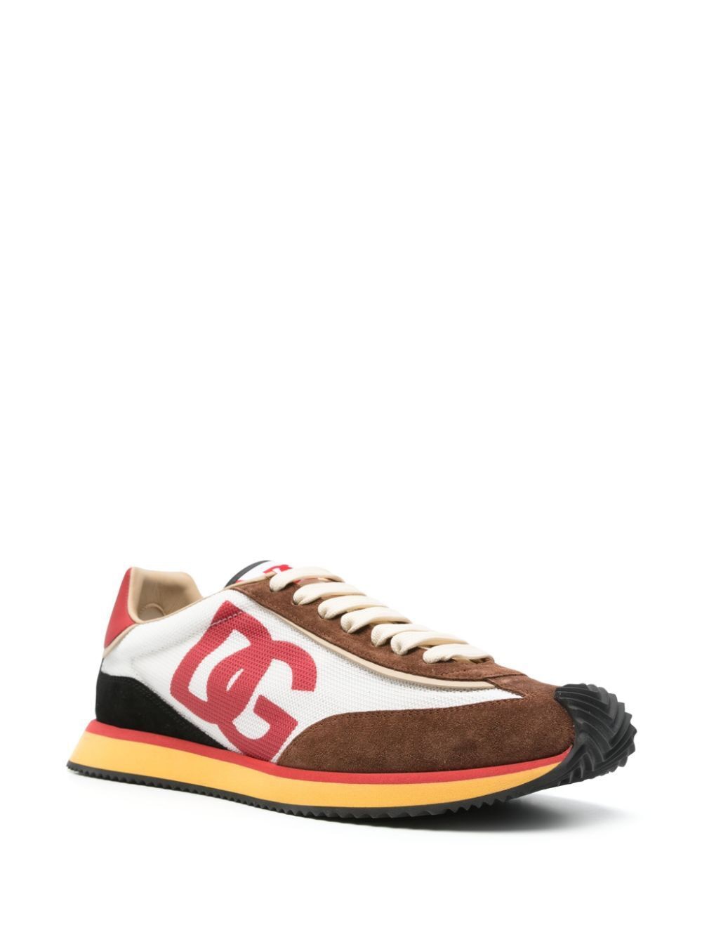 DOLCE & GABBANA DG Cushion Mesh and Suede Sneaker - SS25