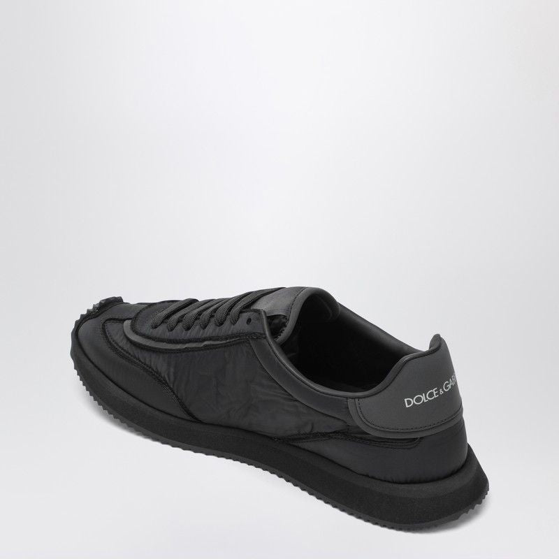 DOLCE & GABBANA Stylish Polyester Leather Sneakers for Men - FW25 Collection