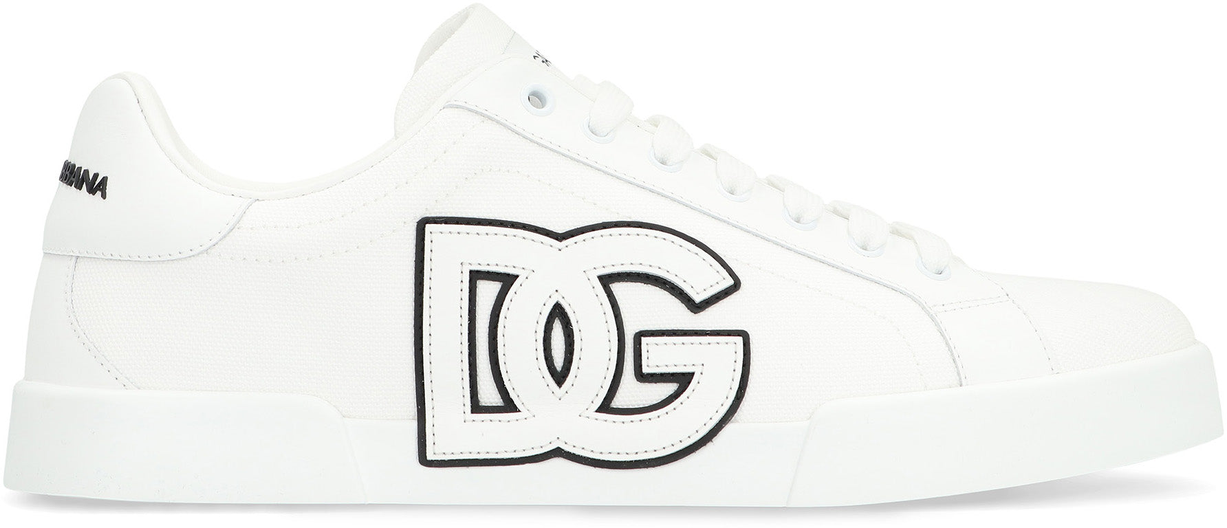 DOLCE & GABBANA Logo Patch Low Top Sneakers for Men
