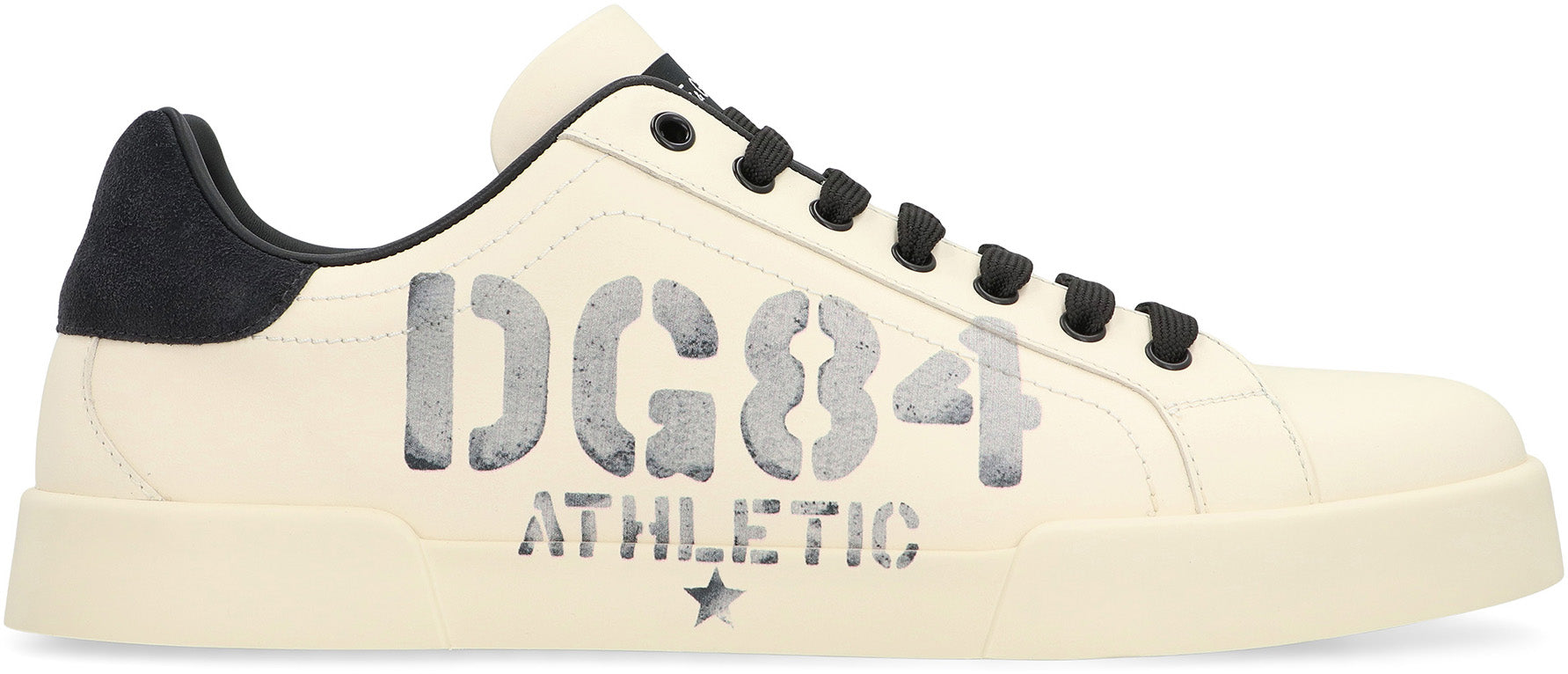 DOLCE & GABBANA Low-Top Leather Sneakers for Men