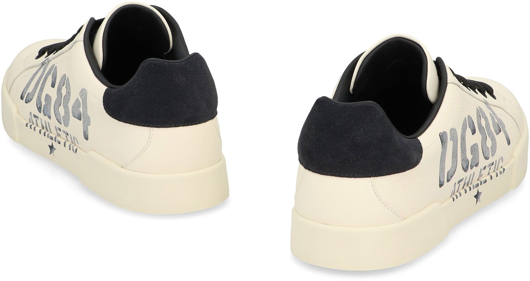 DOLCE & GABBANA Low-Top Leather Sneakers for Men