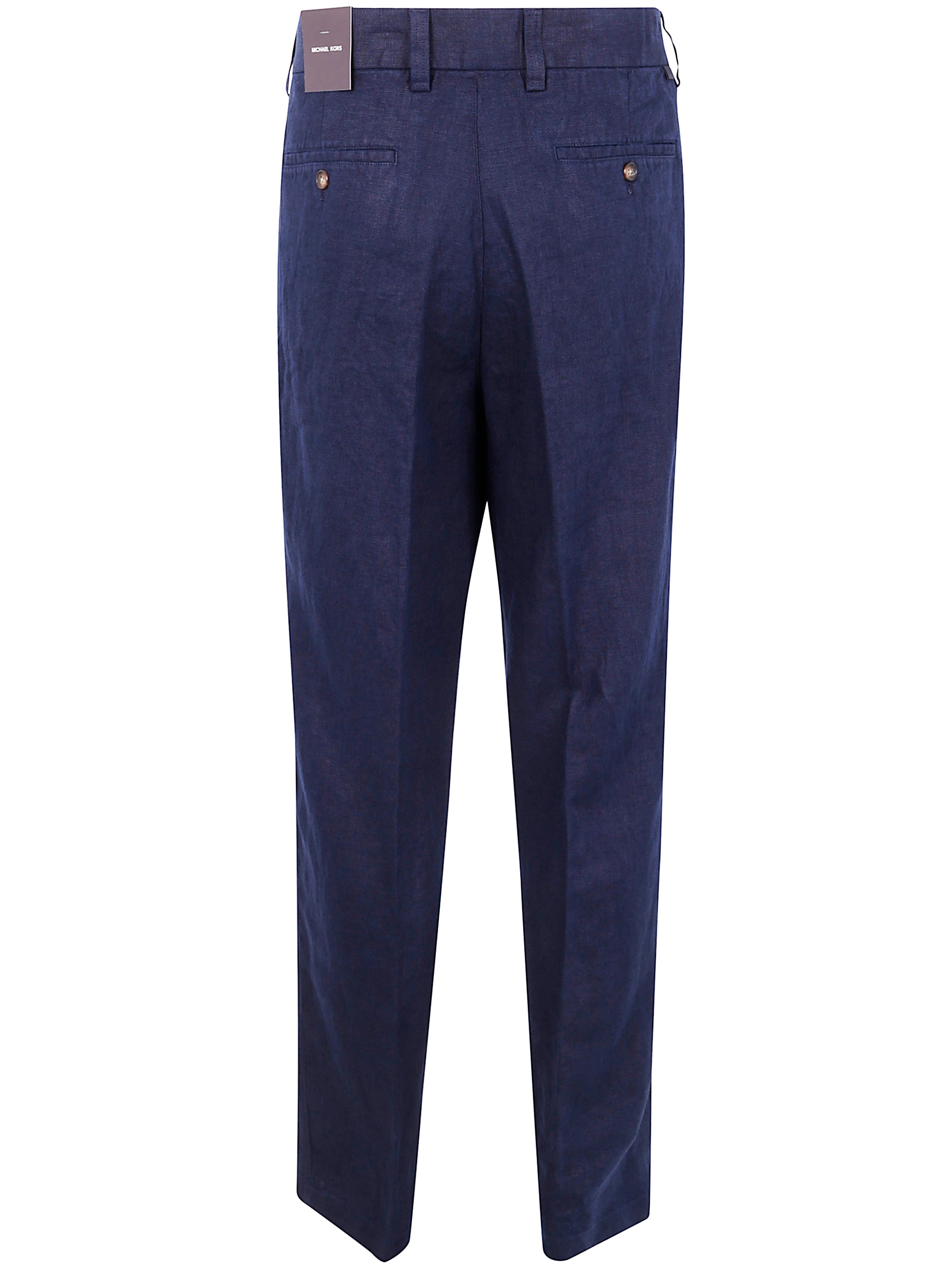 MICHAEL KORS Linen Straight Chino Pants - SS25 Collection