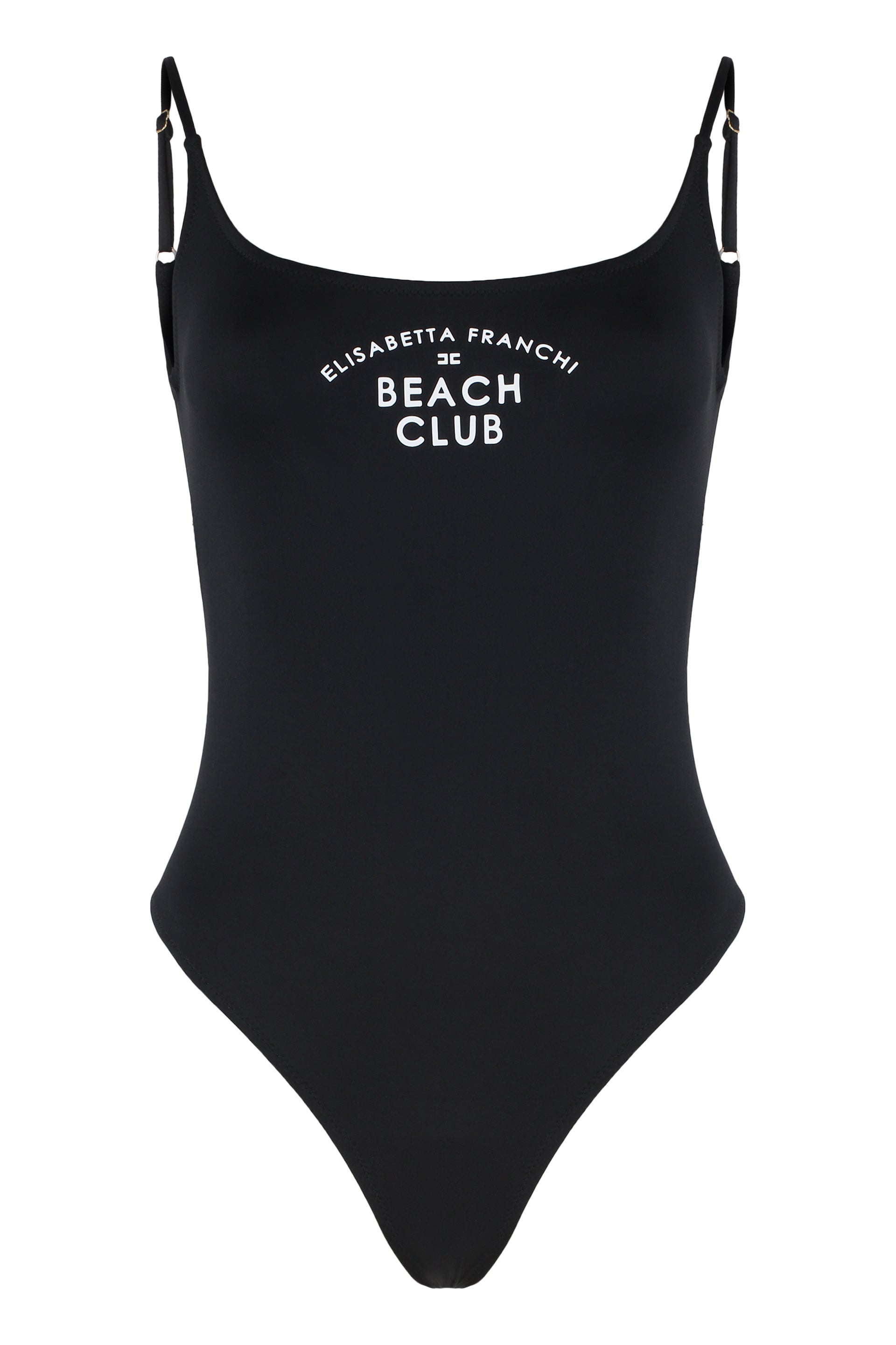 ELISABETTA FRANCHI One-Piece Swimsuit with Adjustable Straps