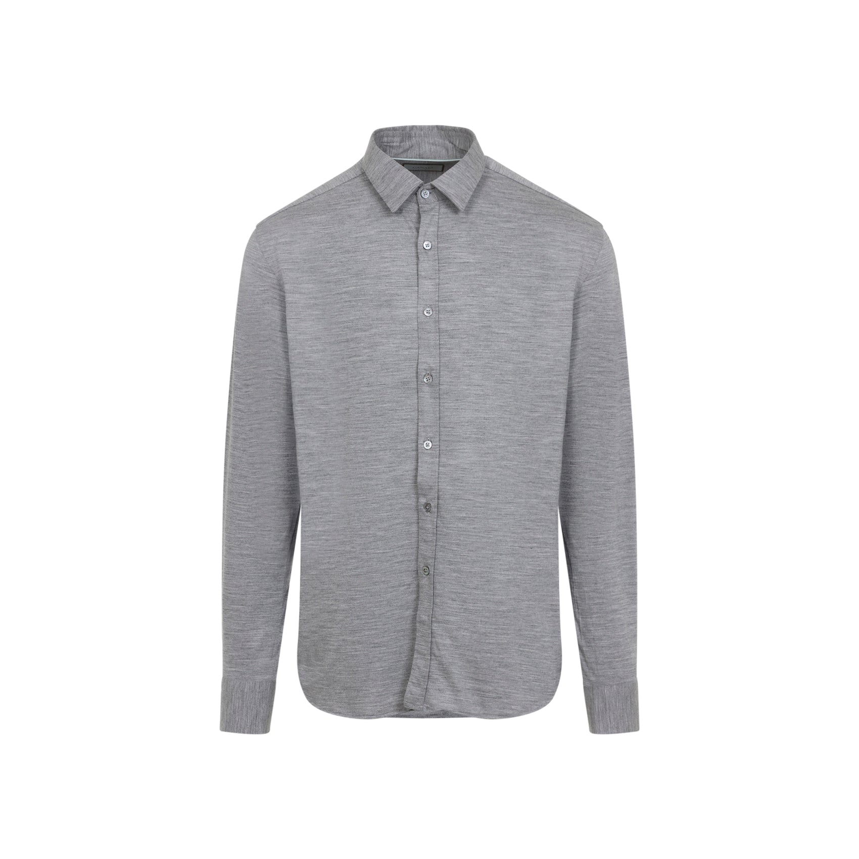 CANALI Elegant Wool Button-Up T-Shirt for Men