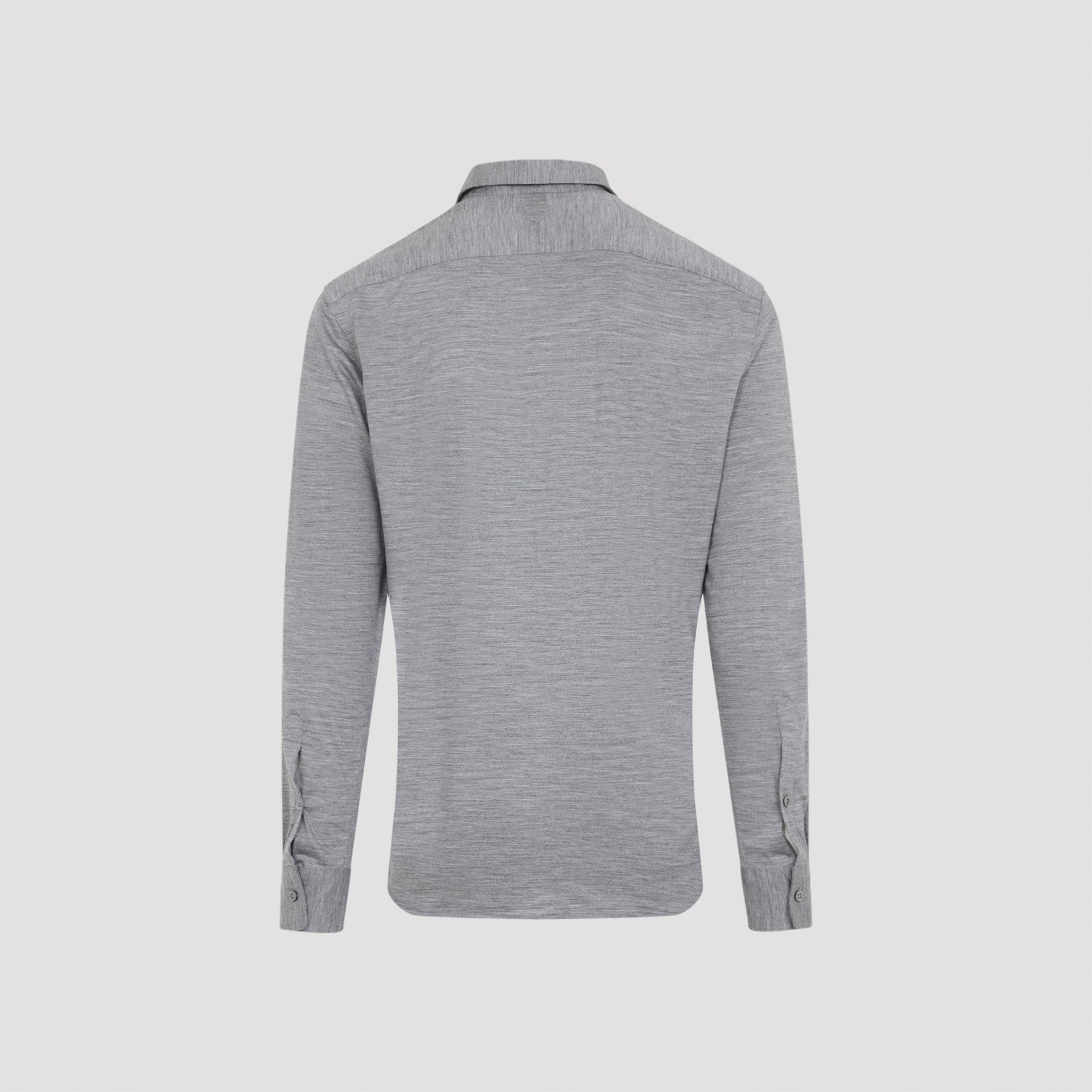 CANALI Elegant Wool Button-Up T-Shirt for Men