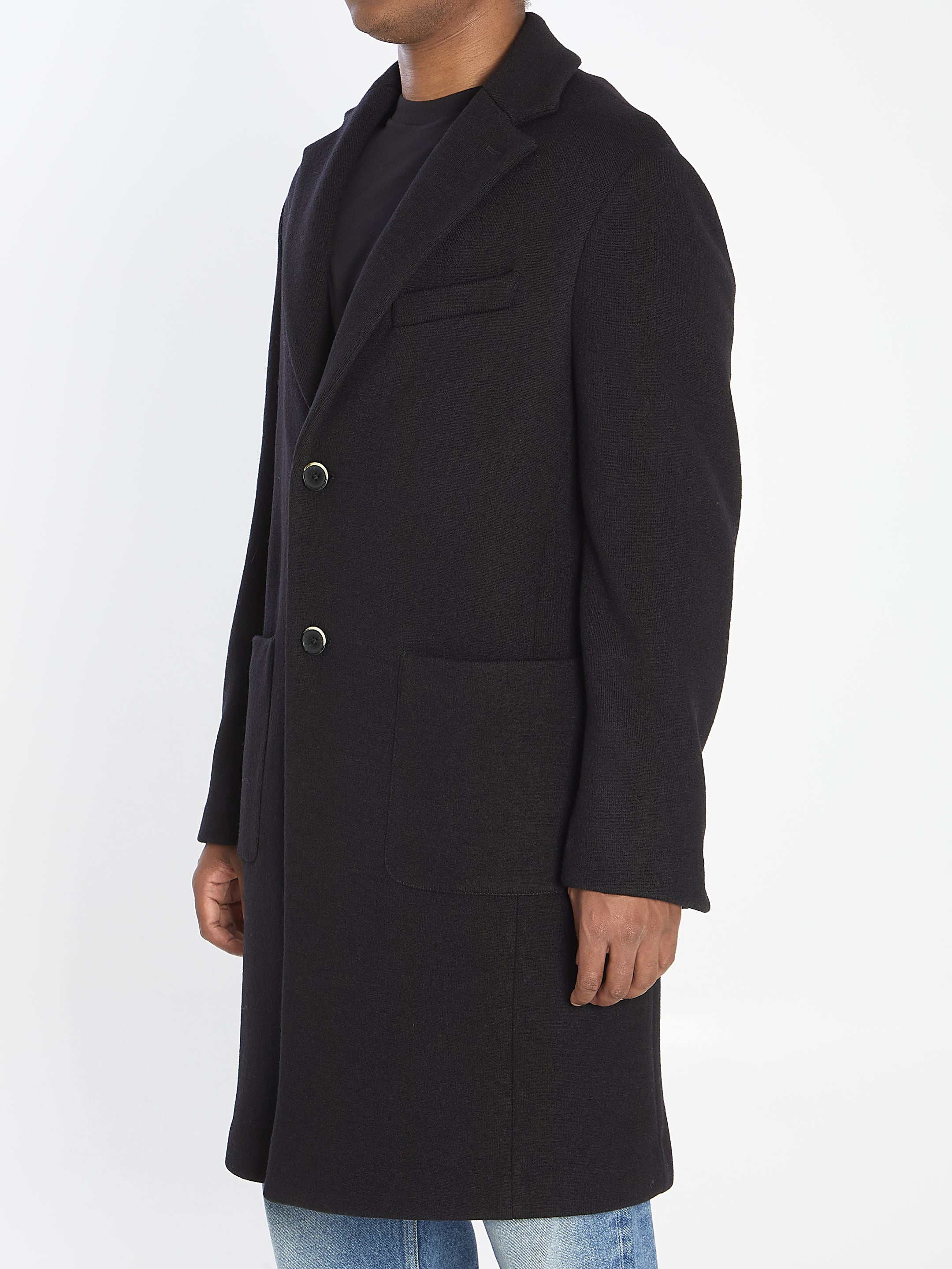 BARENA MIDI-Length Relaxed Fit Outerwear Jacket