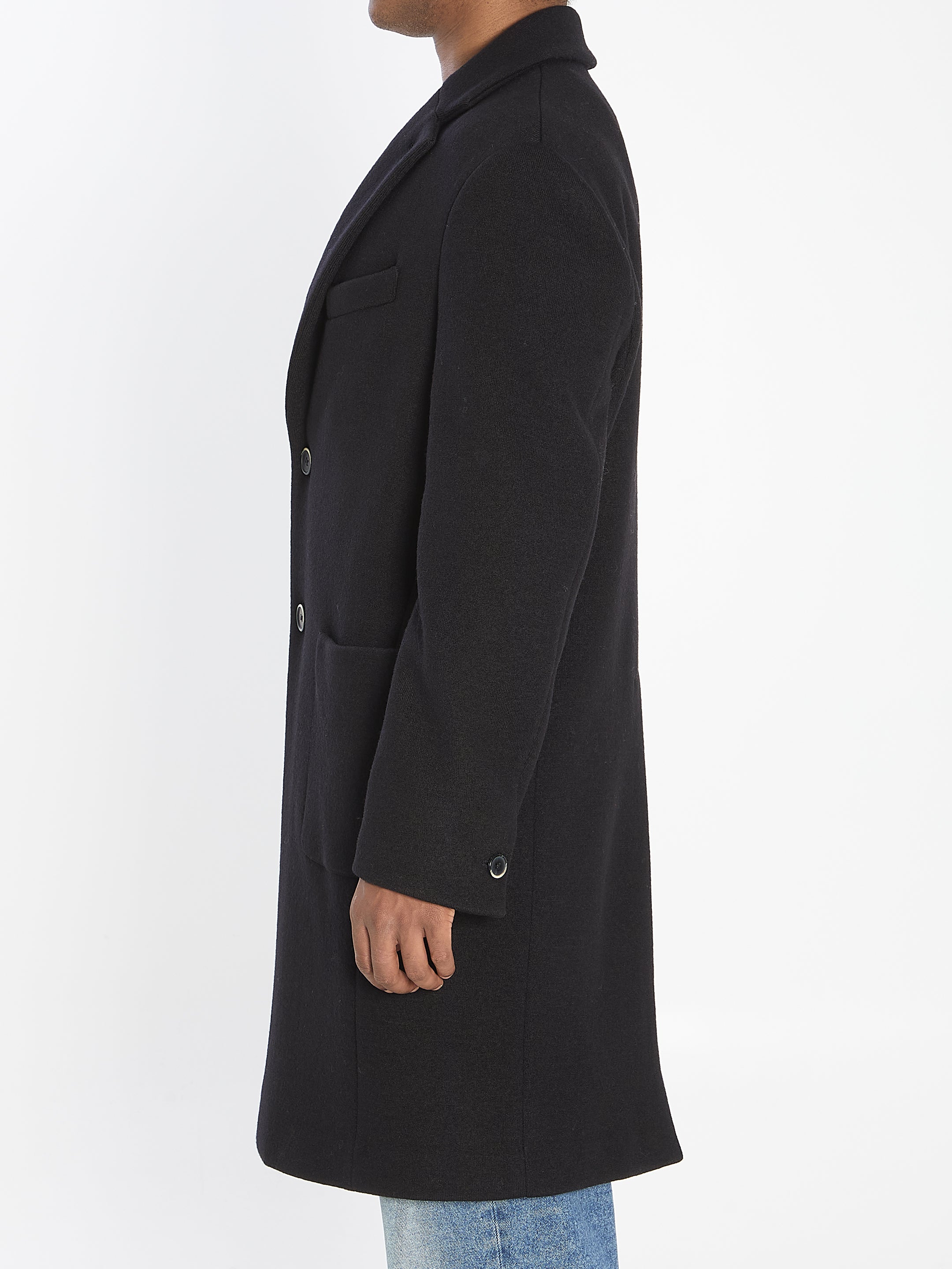 BARENA MIDI-Length Relaxed Fit Outerwear Jacket