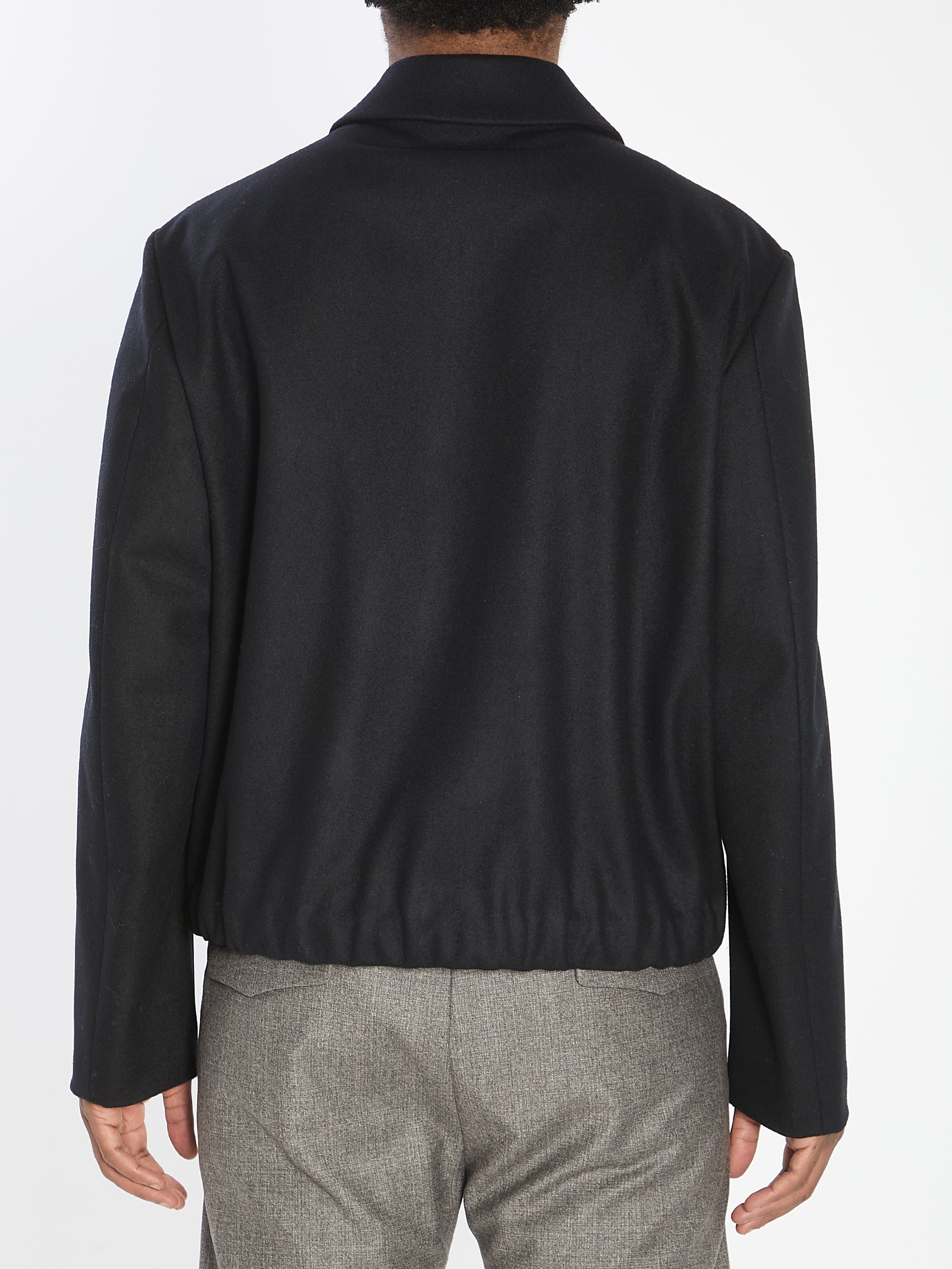 BARENA Men's Regular Fit Outerwear with Pointed Collar - Size 50