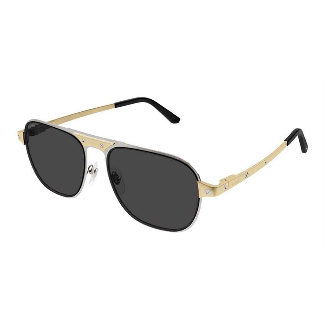 CARTIER Stylish Men's Metal Sunglasses