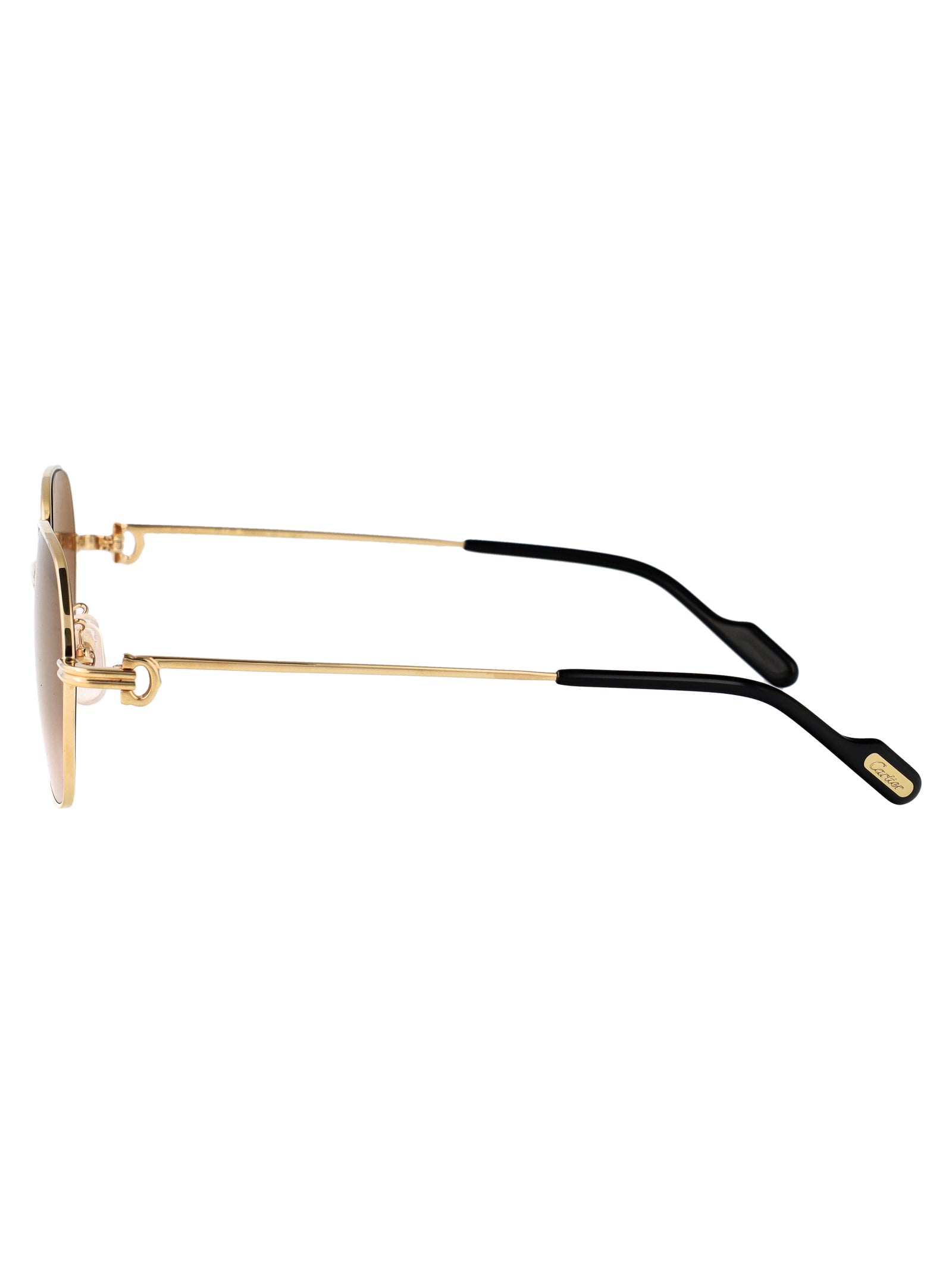 CARTIER Elegant Women’s Sunglasses with Classic Metal Frame