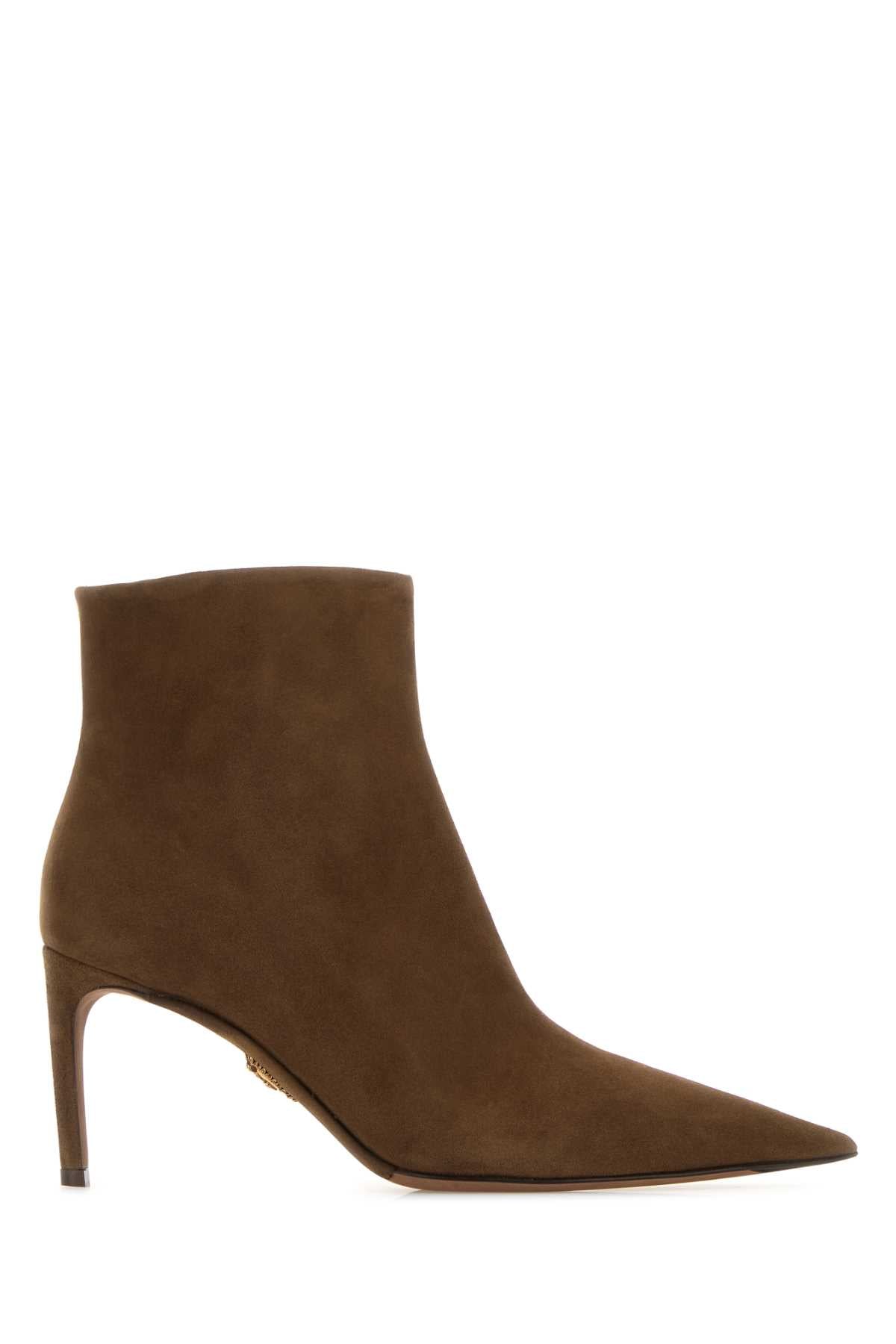 DOLCE & GABBANA Mud Suede Ankle Boots