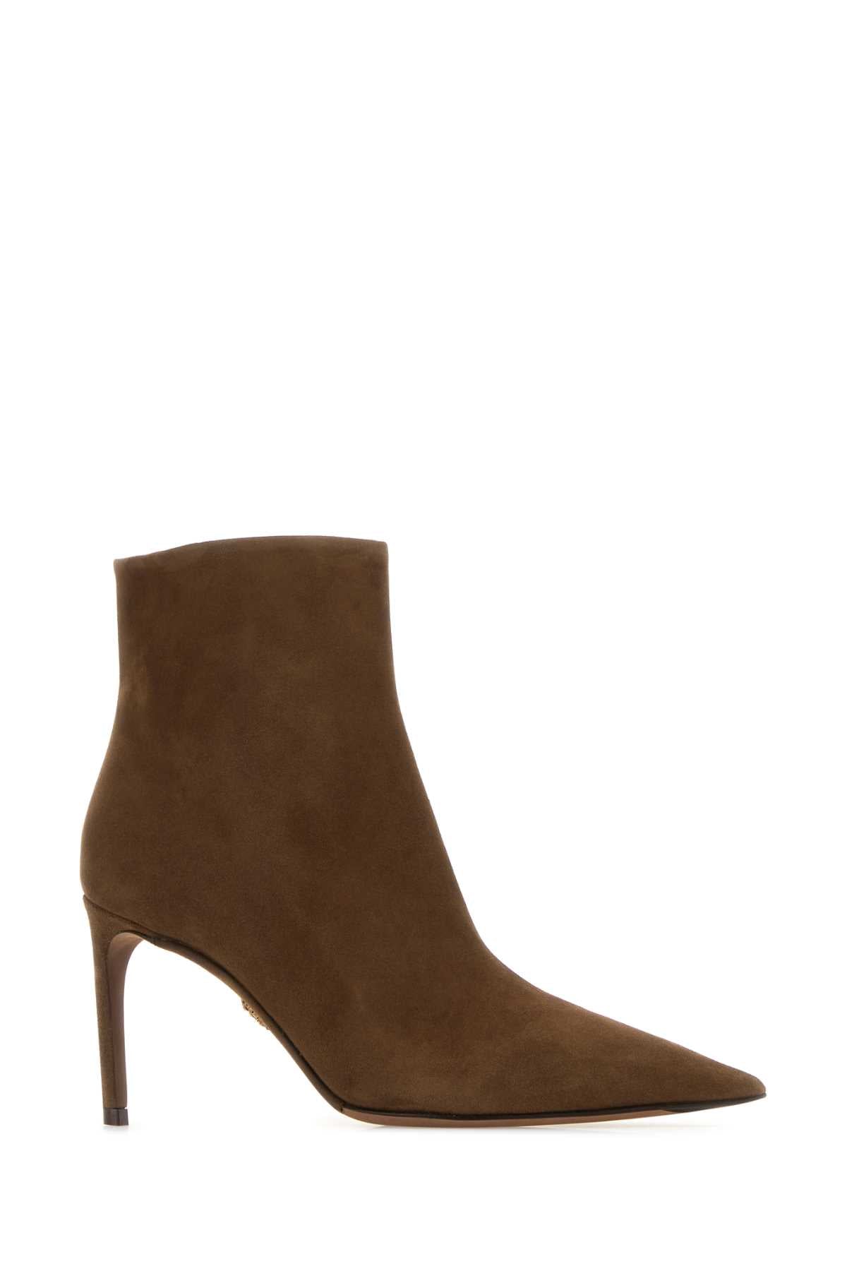 DOLCE & GABBANA Mud Suede Ankle Boots