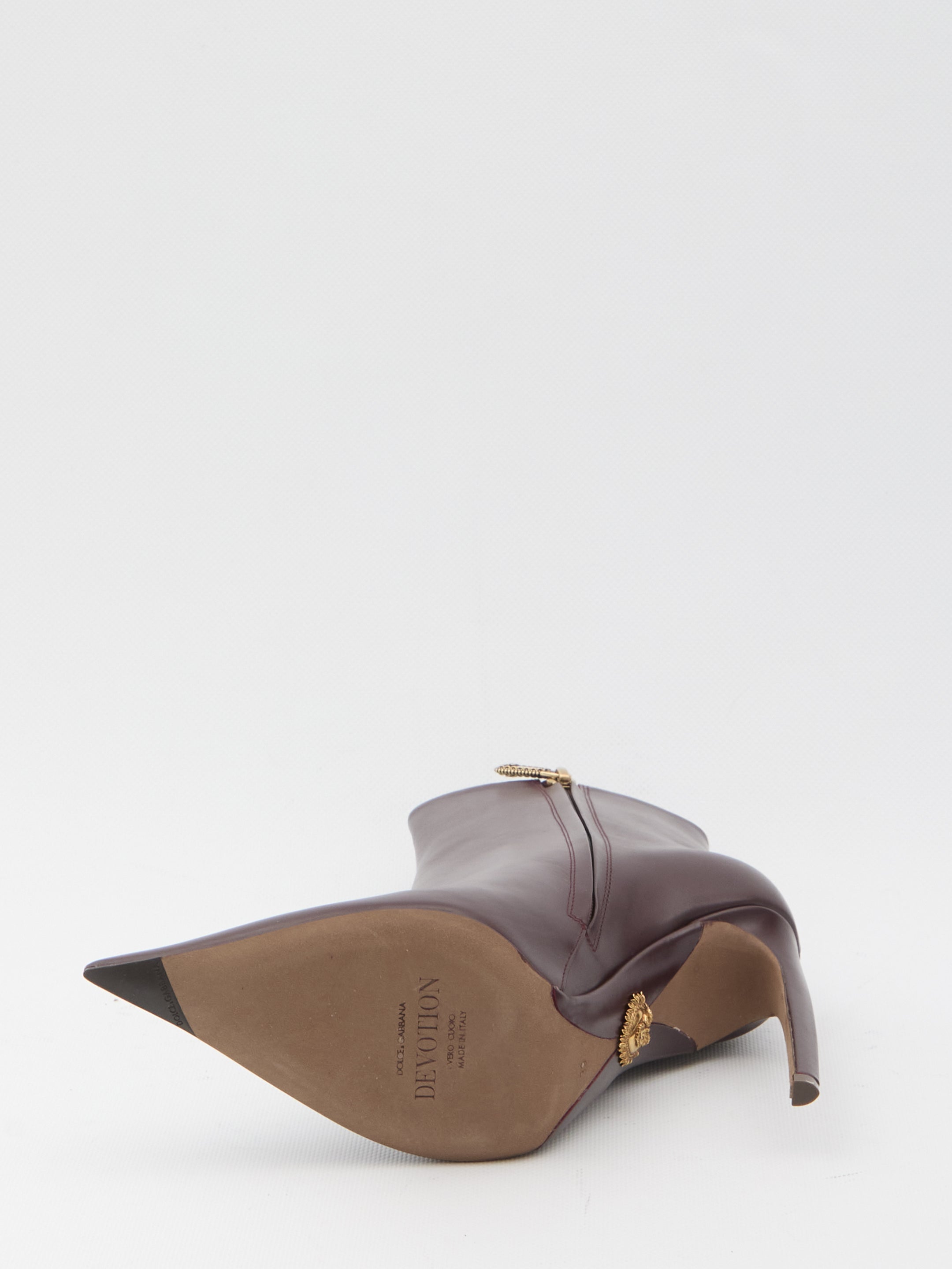 DOLCE & GABBANA Desire Ankle Boots 10.5cm Heel