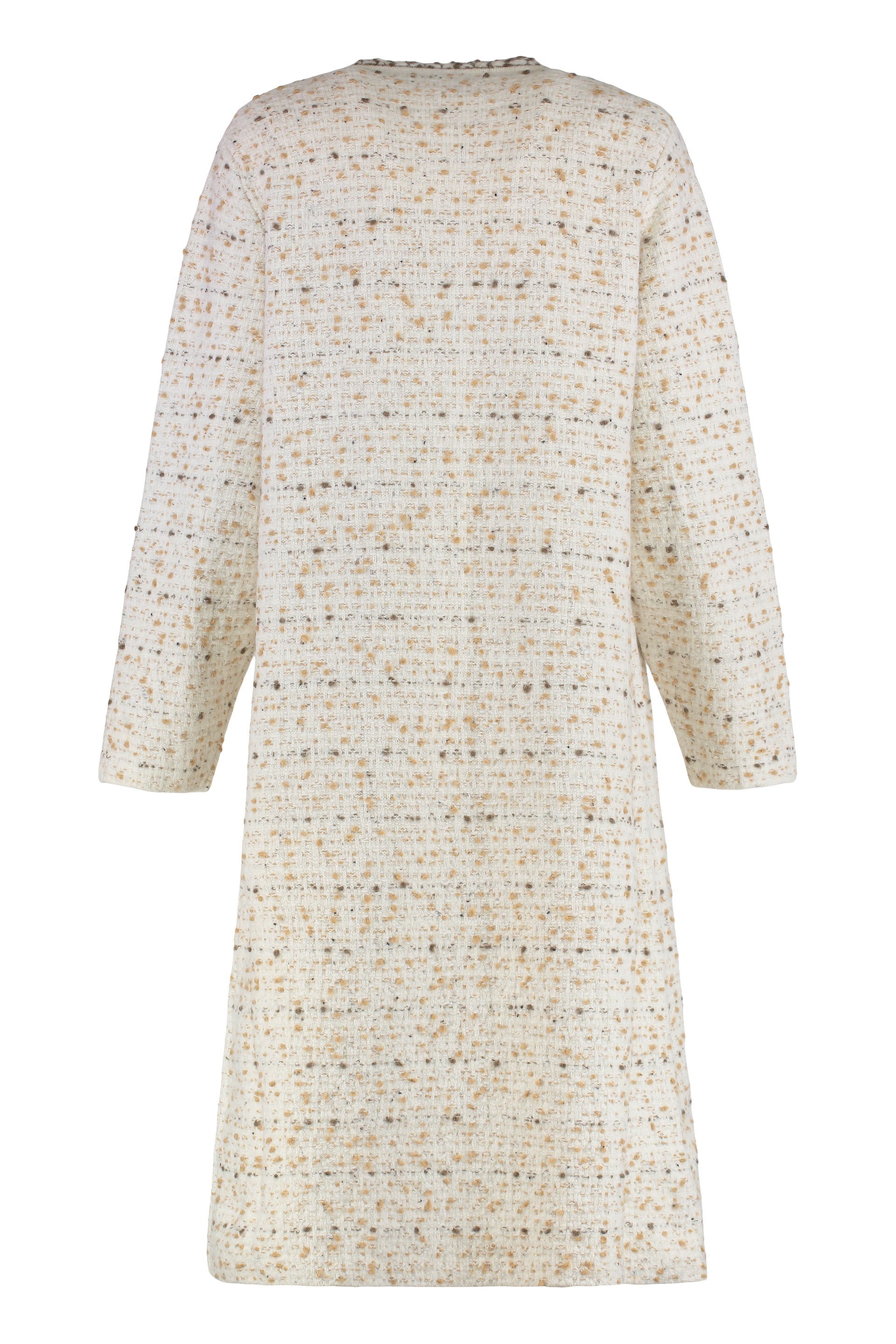 FABIANA FILIPPI Wool-Blend Cardigan with Front Pockets