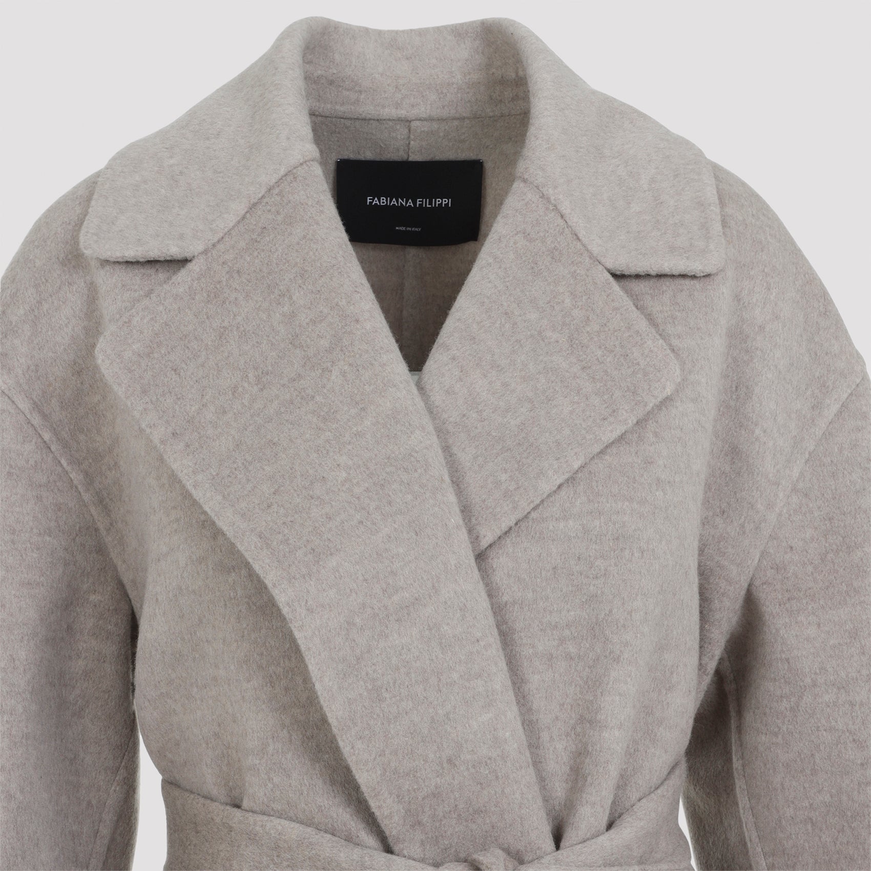 FABIANA FILIPPI Belted Wool & Cashmere Jacket for Women