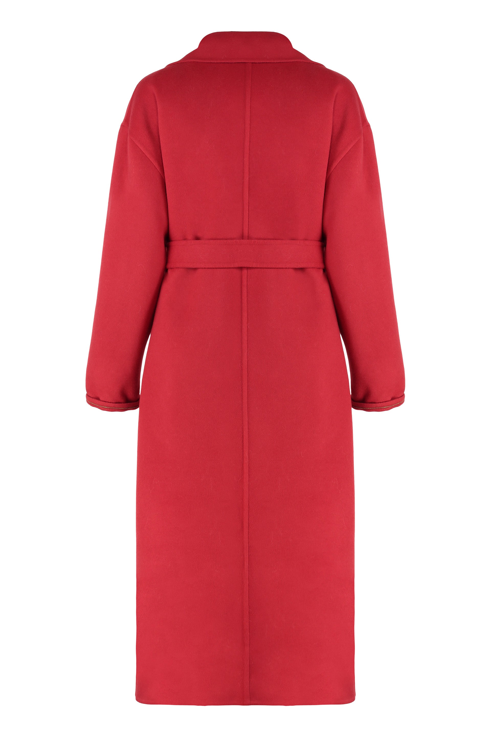 FABIANA FILIPPI Timeless Long Jacket in Wool and Cashmere - Size 40