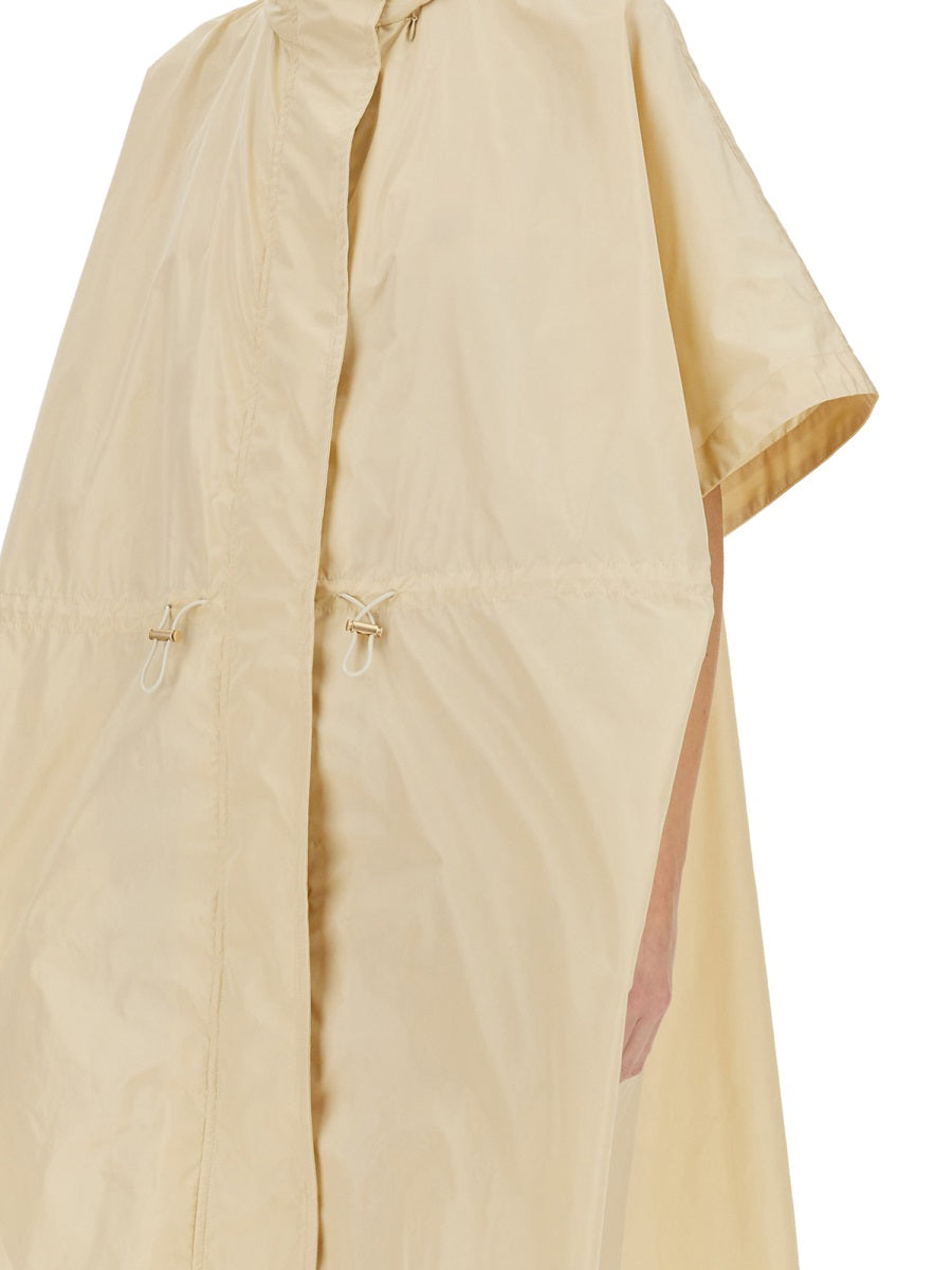 FABIANA FILIPPI Technical Taffeta Hooded Jacket - Size S