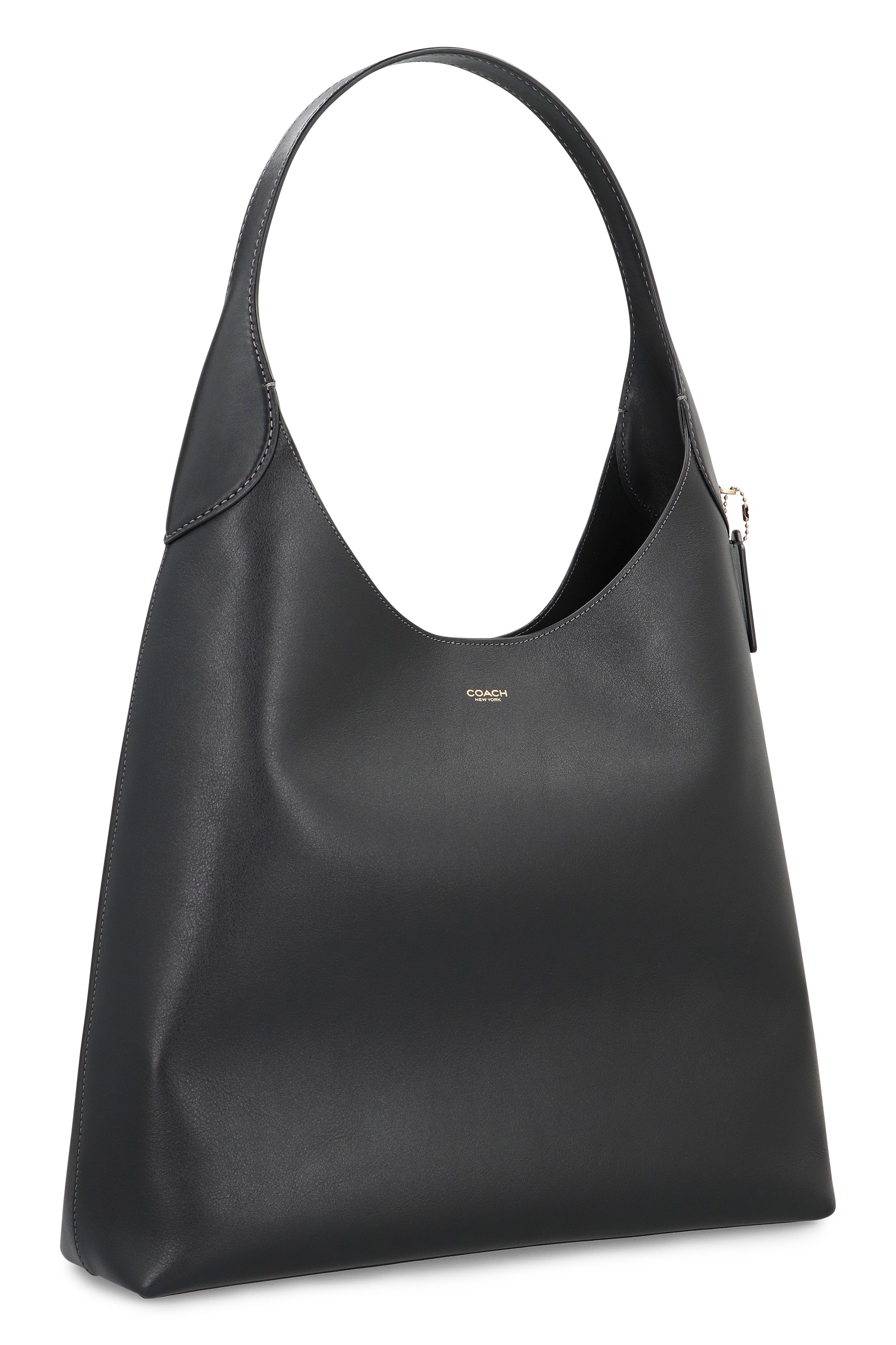 COACH Leather Handbag with Magnetic Closure and Removable Tag - 39 cm