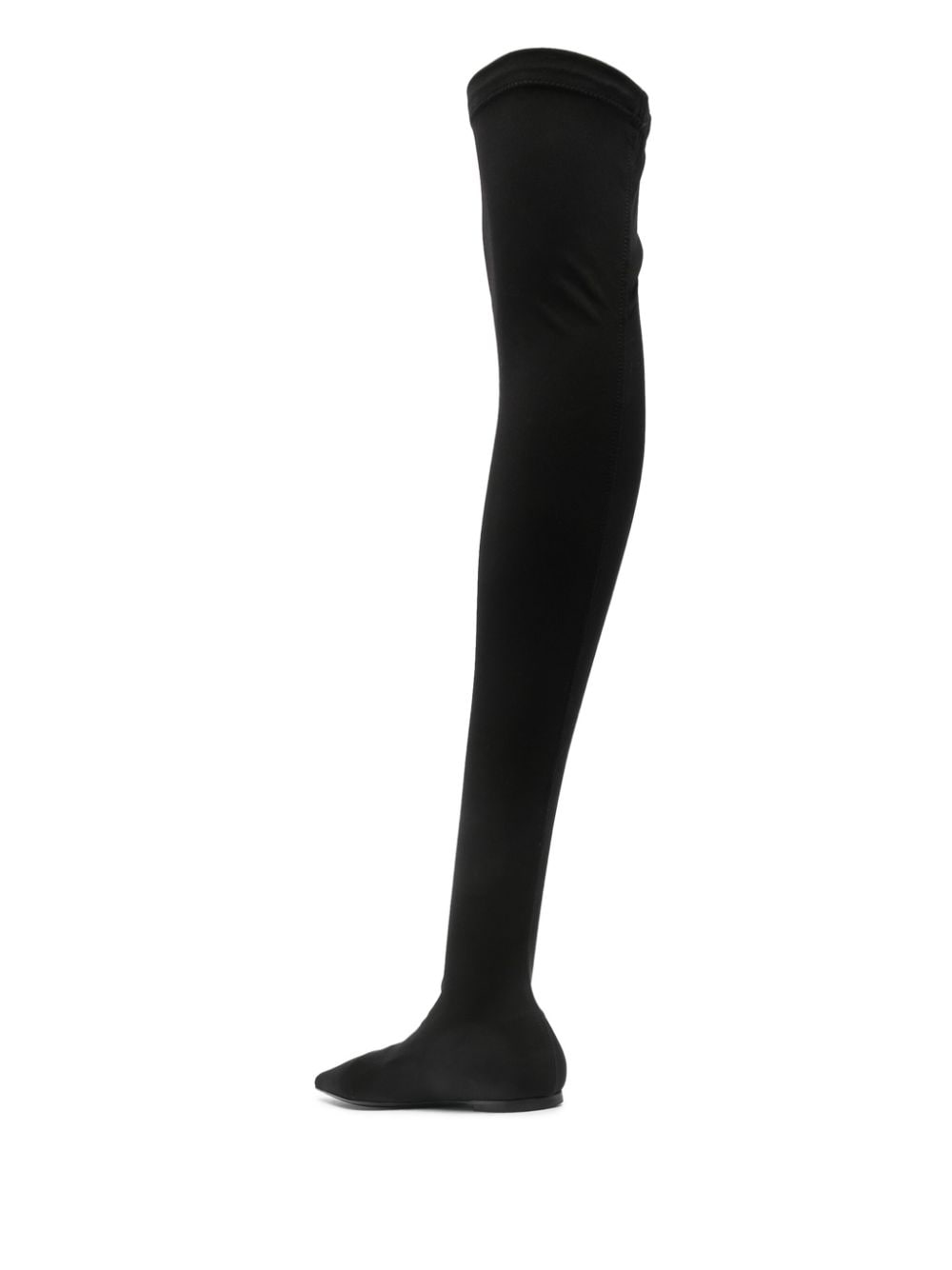DOLCE & GABBANA Stretch T-Shirt Over-the-Knee Boots