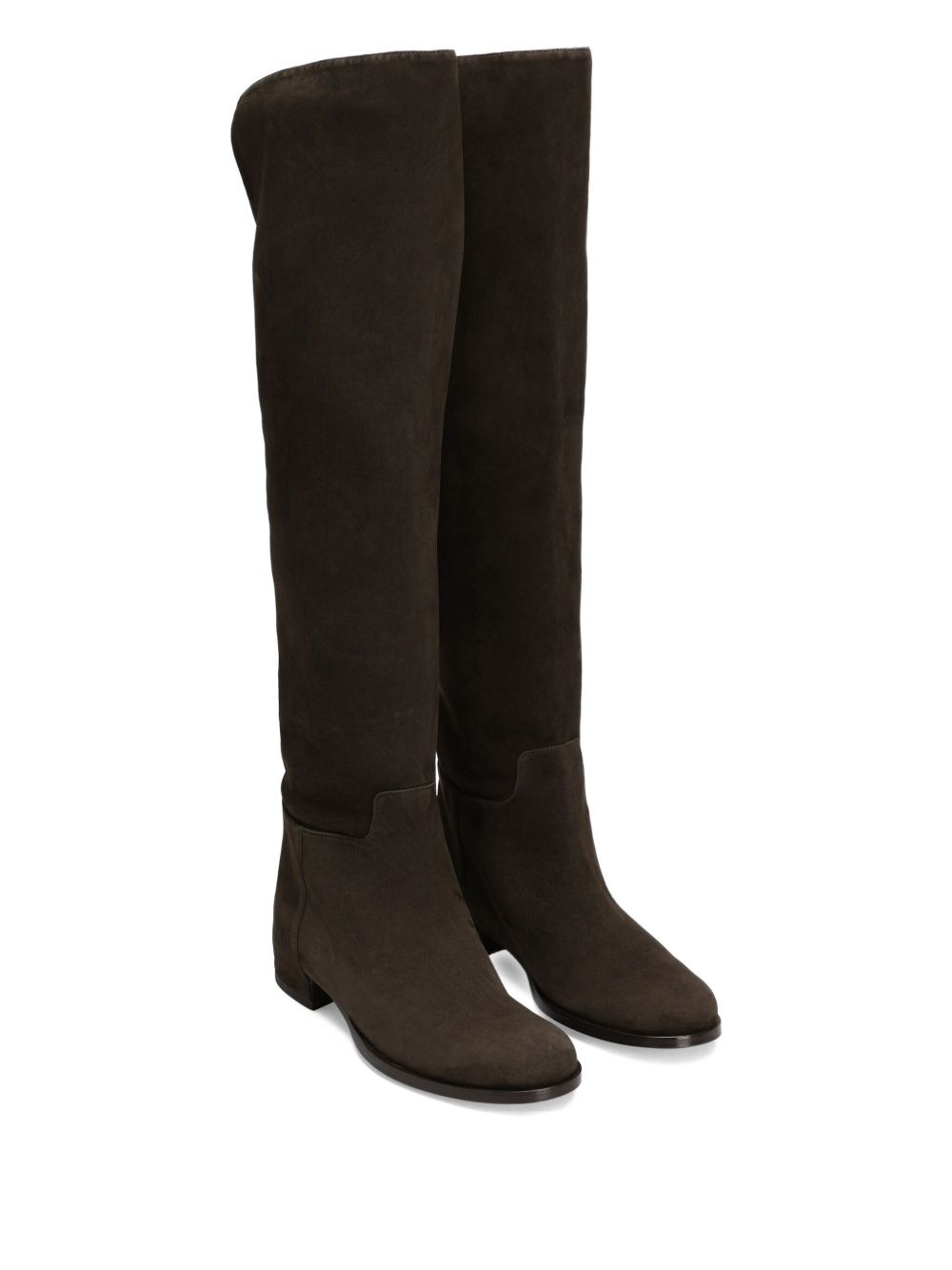 DOLCE & GABBANA Over-the-Knee Suede Boots for Women