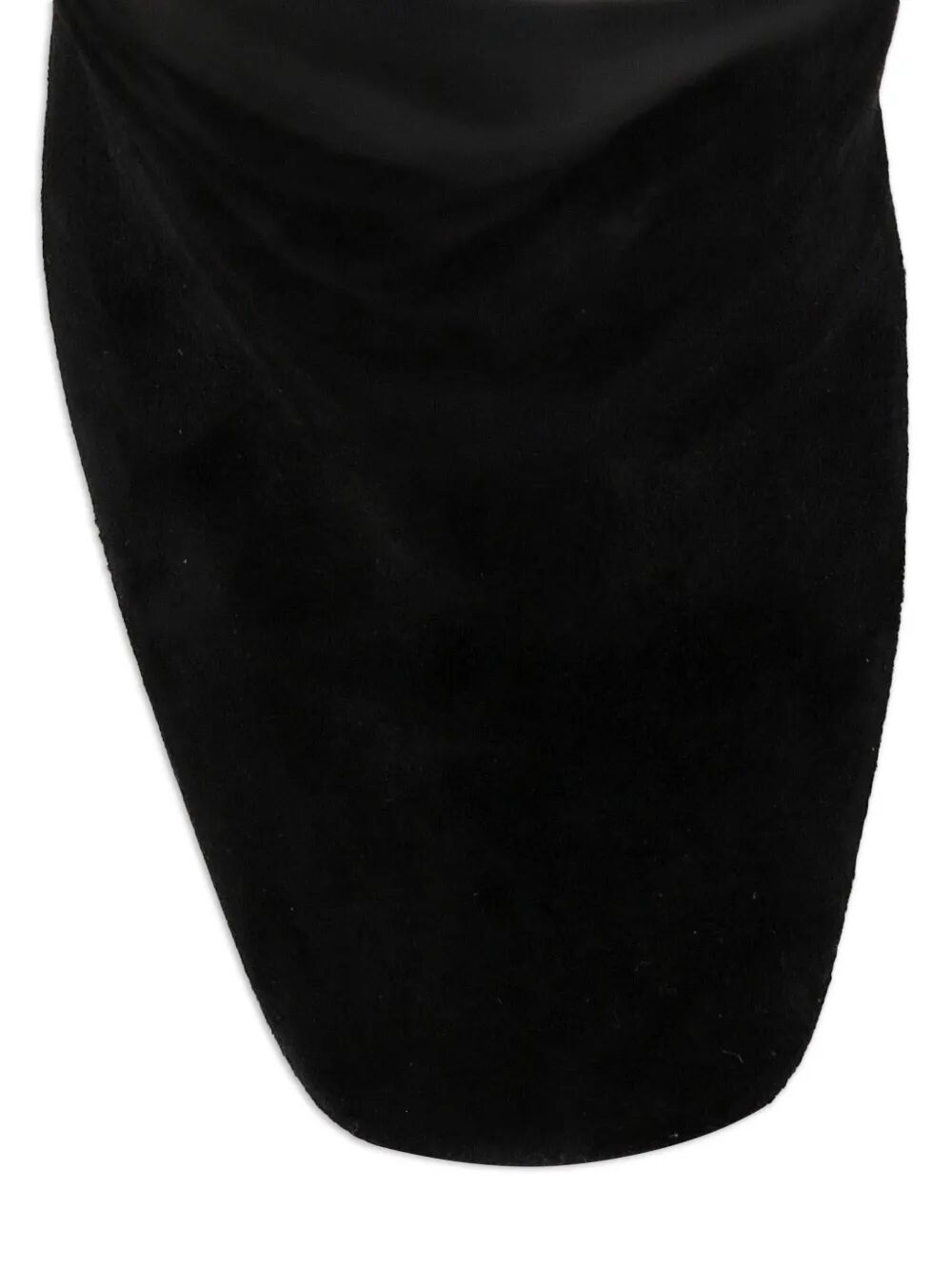 DOLCE & GABBANA Chain Detail Suede Knee-High Boots