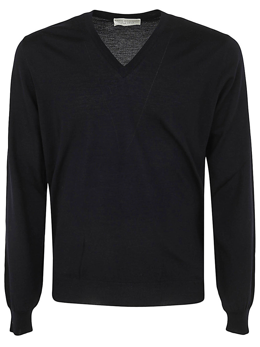 FILIPPO DE LAURENTIIS Royal Merino Long Sleeve V Neck Sweater (Men)