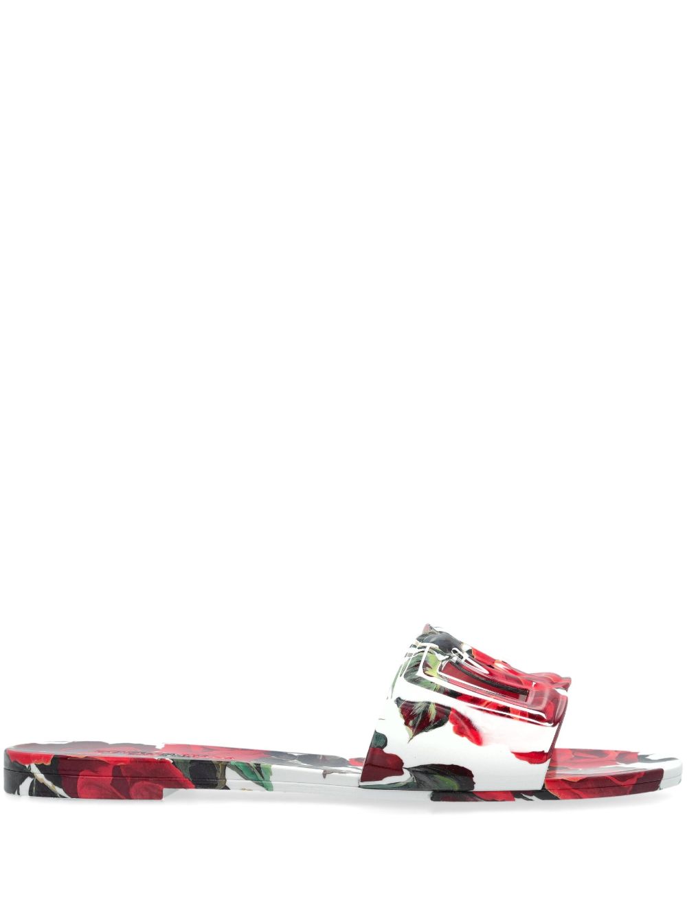 DOLCE & GABBANA Printed Slide Sandals