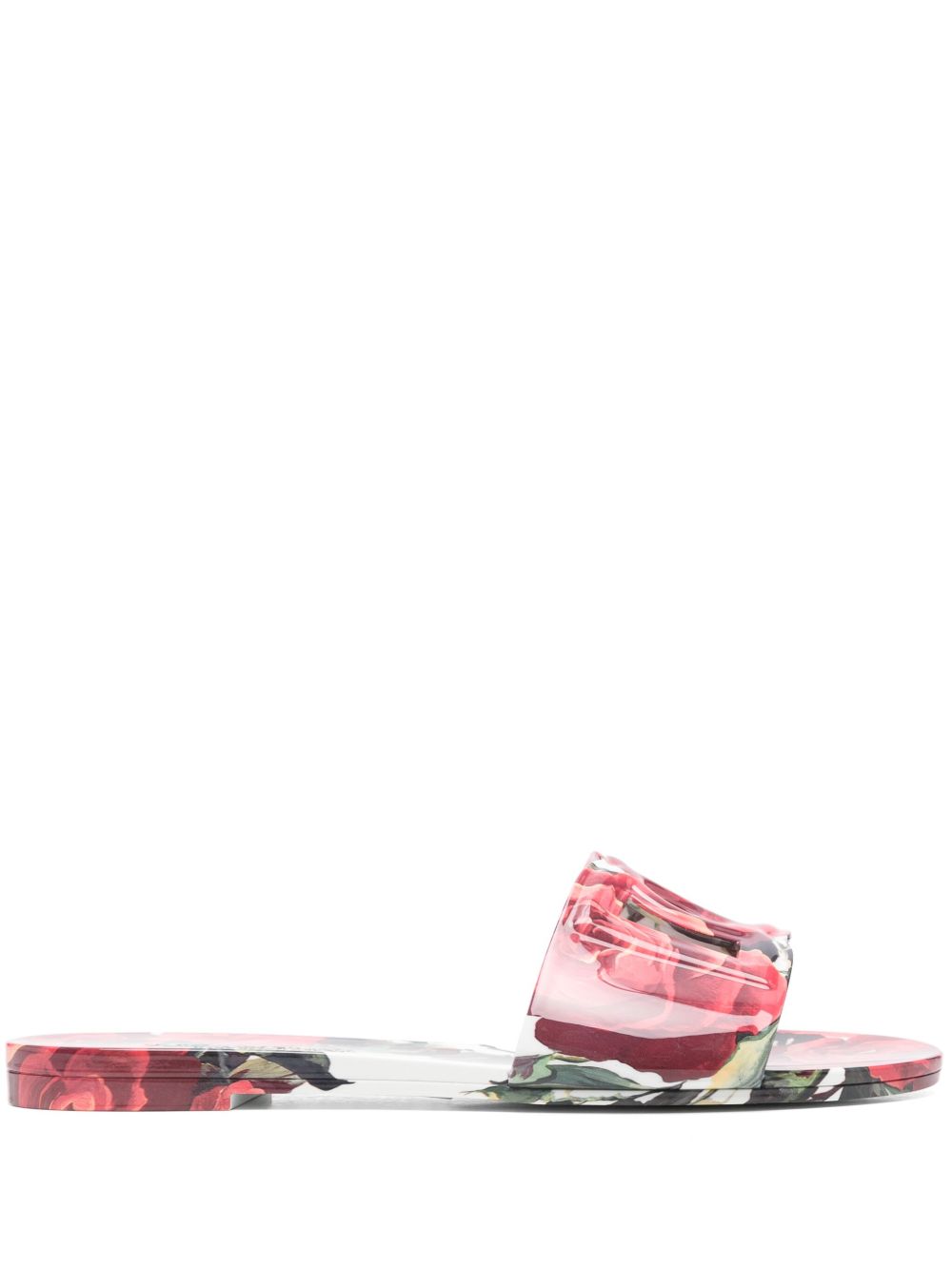 DOLCE & GABBANA Printed Slide Sandals