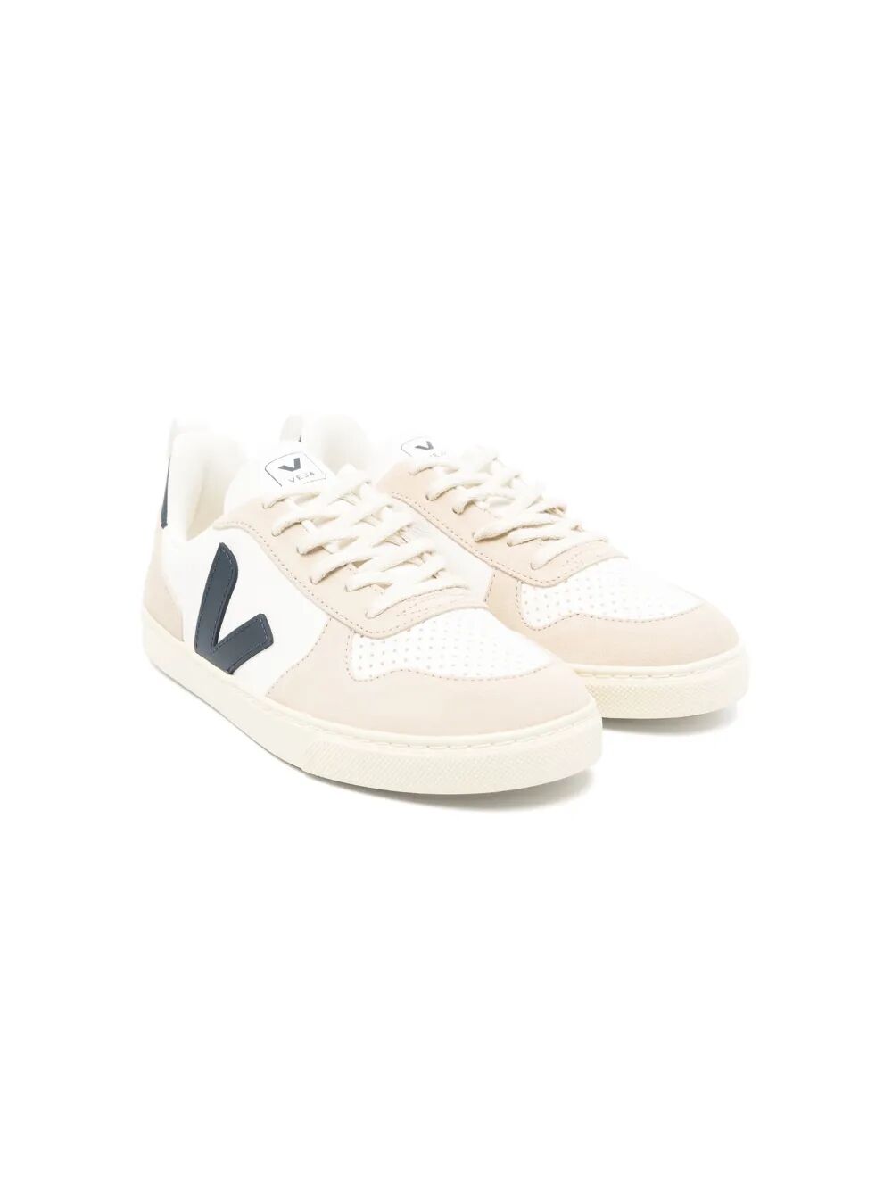 VEJA KIDS Mini Classic V10 Lace-Up Sneakers for Girls