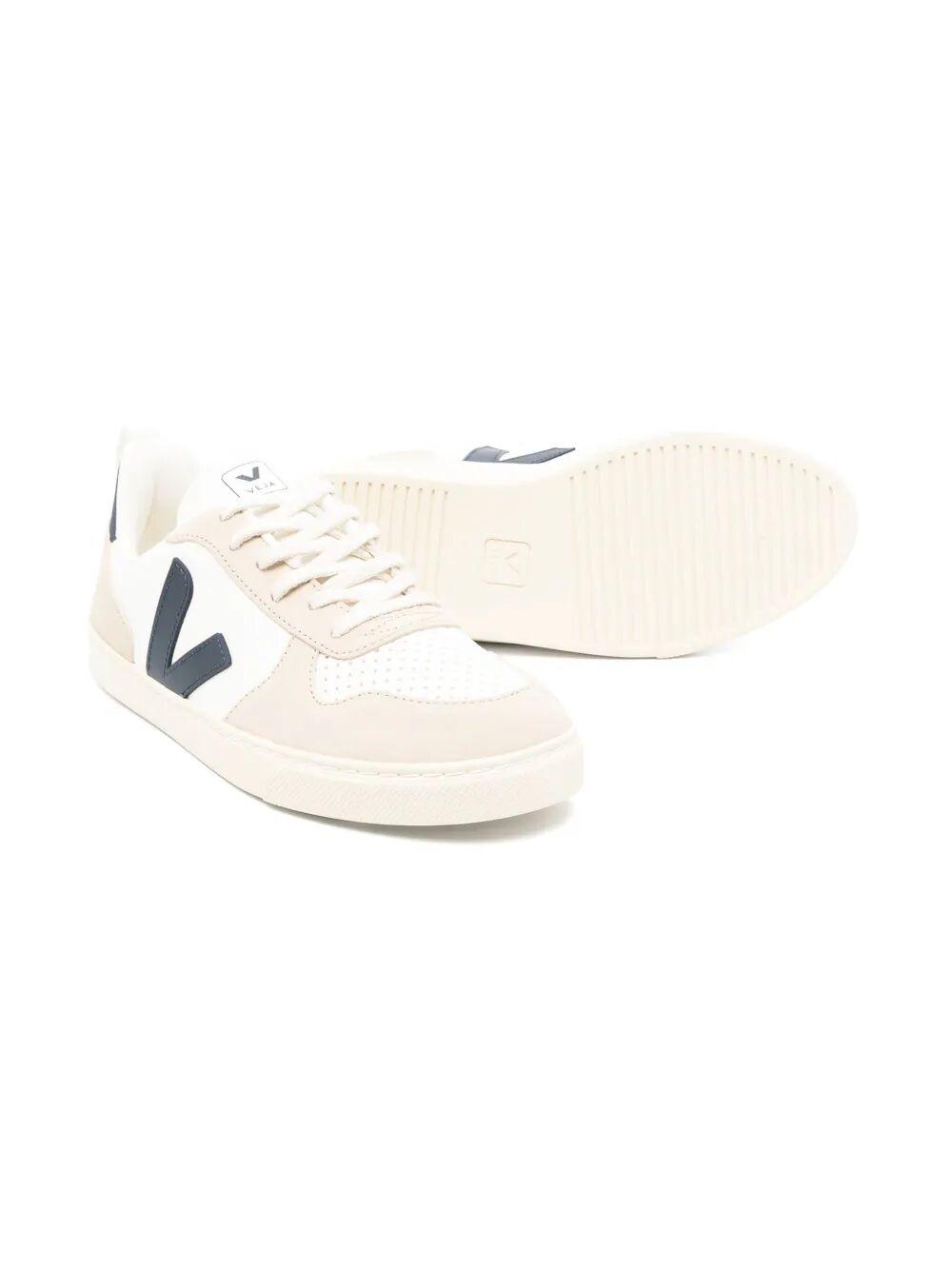 VEJA KIDS Mini Classic V10 Lace-Up Sneakers for Girls