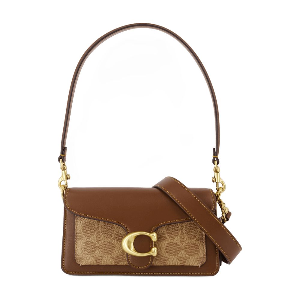 COACH Signature Coated Canvas Tabby Shoulder Bag