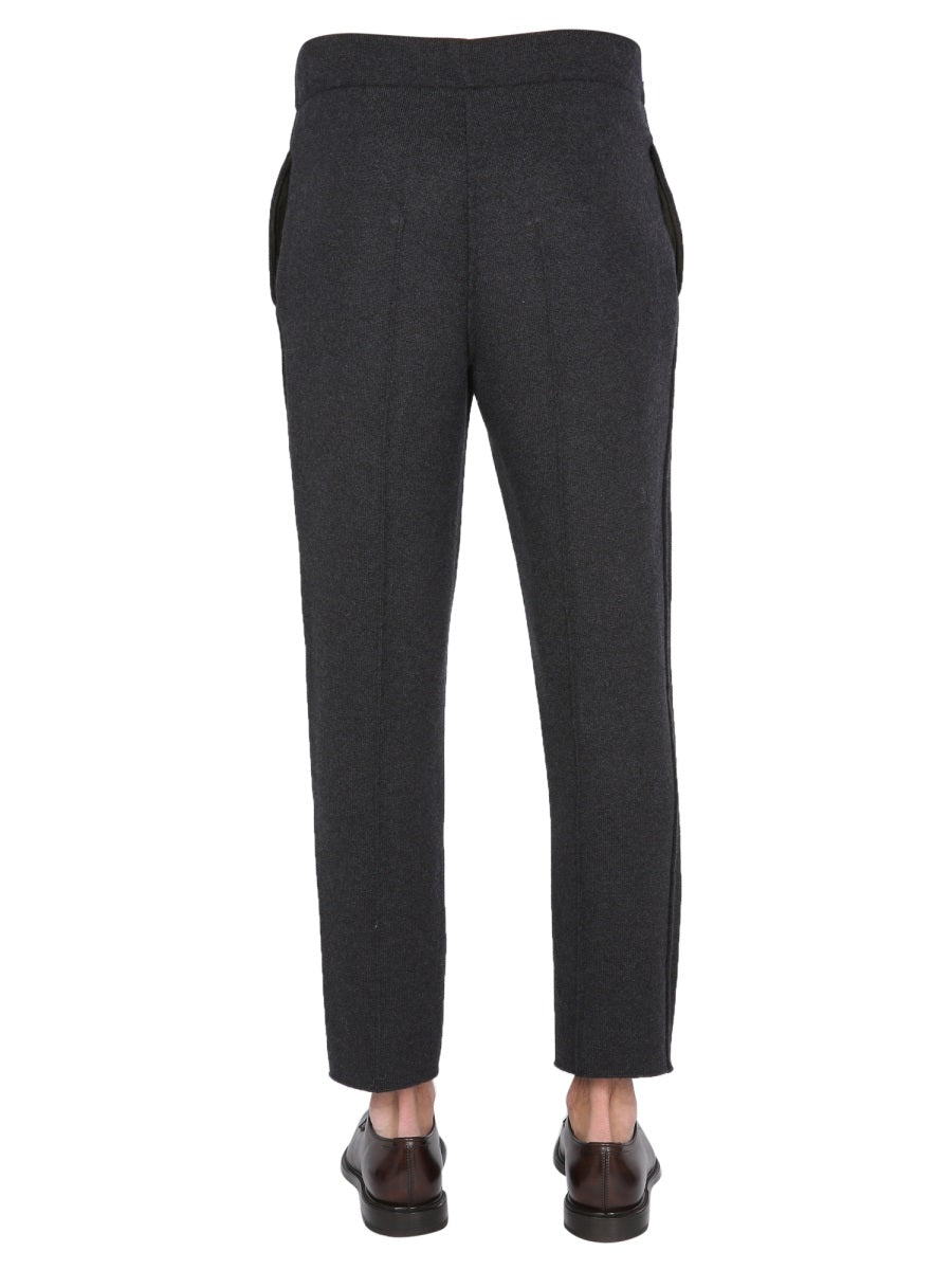 ERMENEGILDO ZEGNA Men's Double Knit Jogging Pants