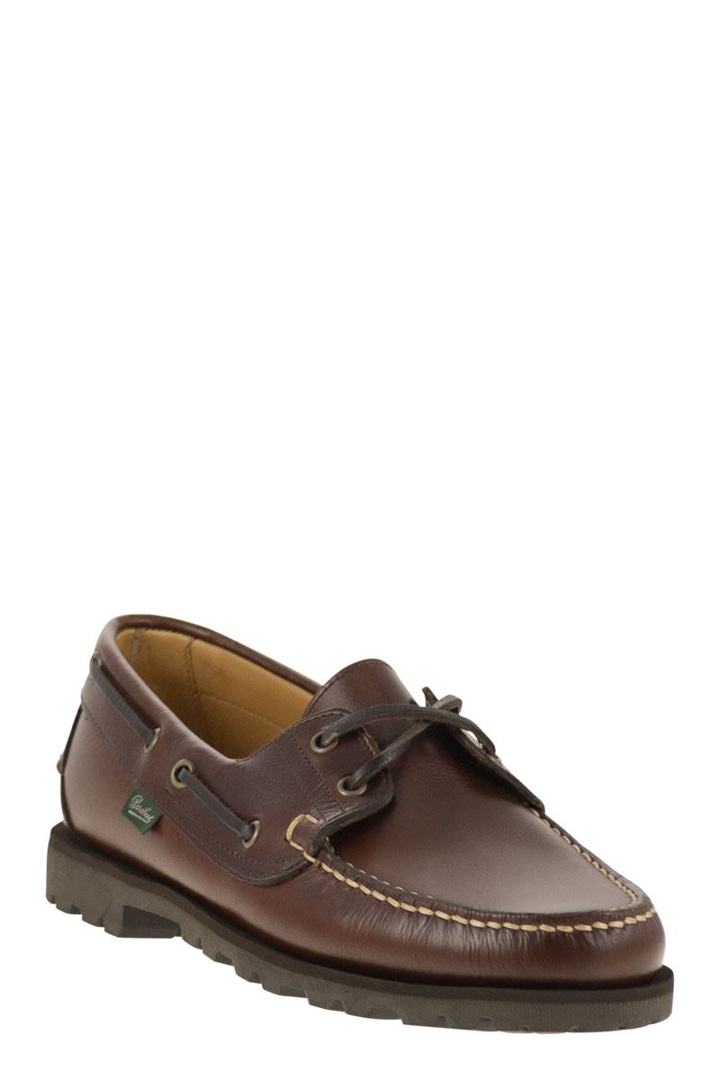 PARABOOT Hand-Stitched Leather Loafers for Men