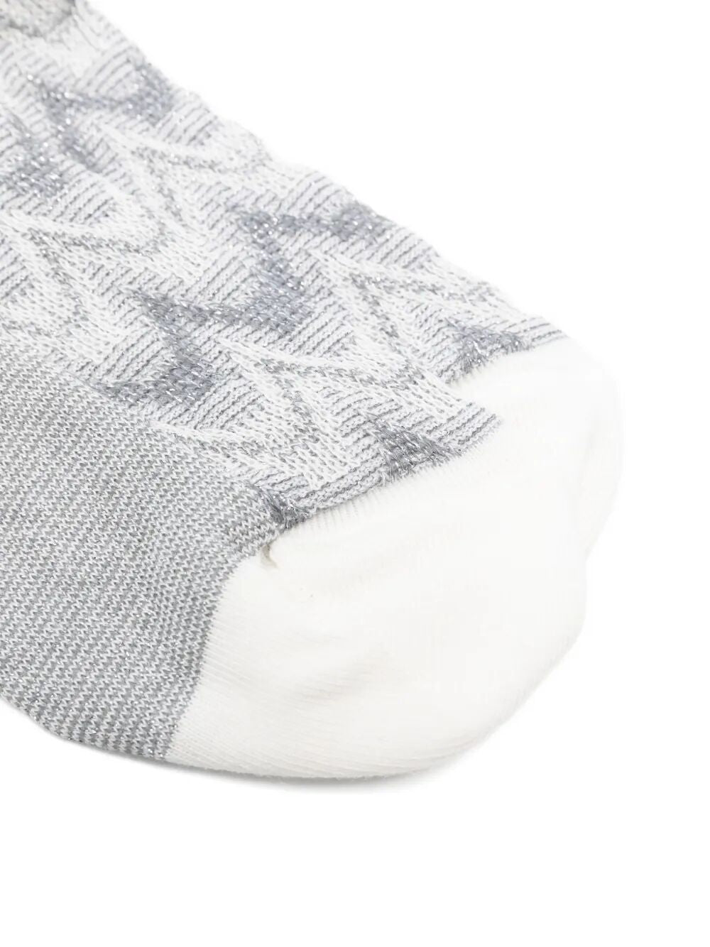 MISSONI Zig-Zag Cotton Socks for Women - FW25 Collection