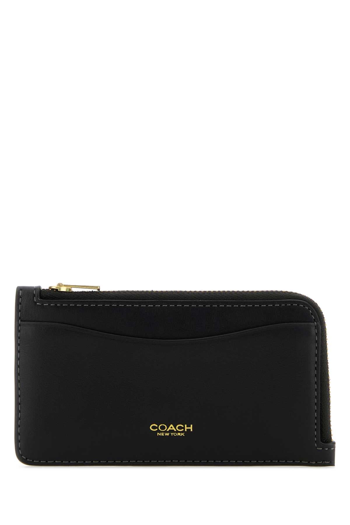 COACH Mini Leather Card Holder