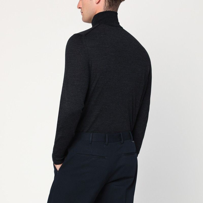 DRUMOHR Men's Wool Turtleneck Sweater