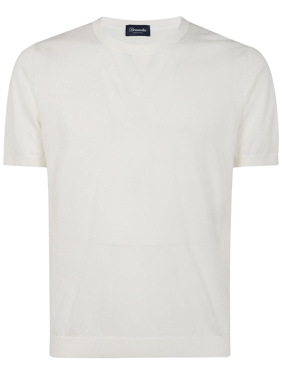 DRUMOHR Short Sleeves Round Neck T-Shirt for Men