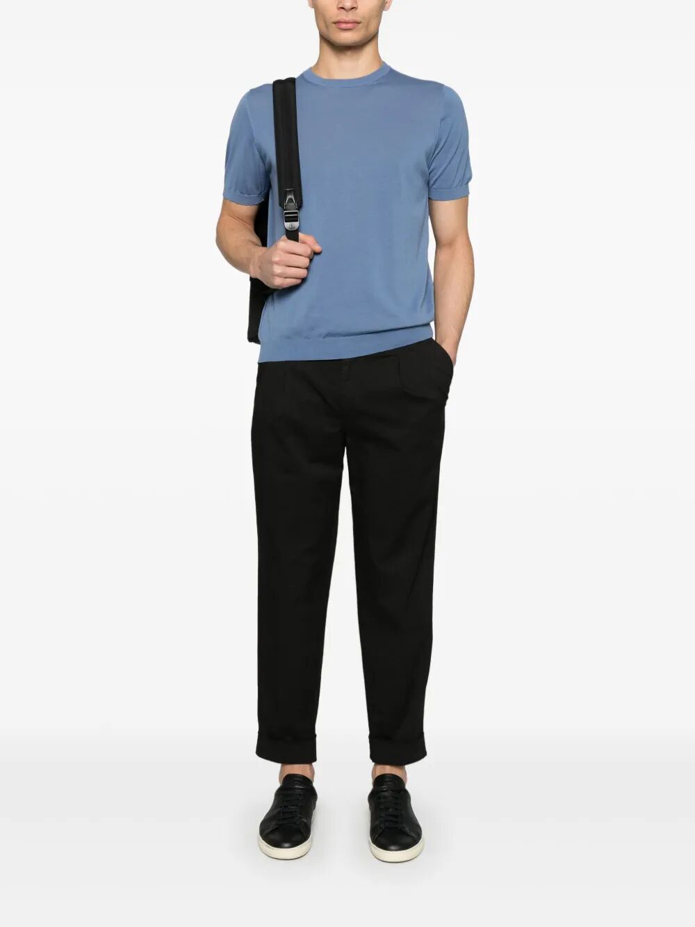 DRUMOHR Short Sleeves Round Neck T-Shirt for Men