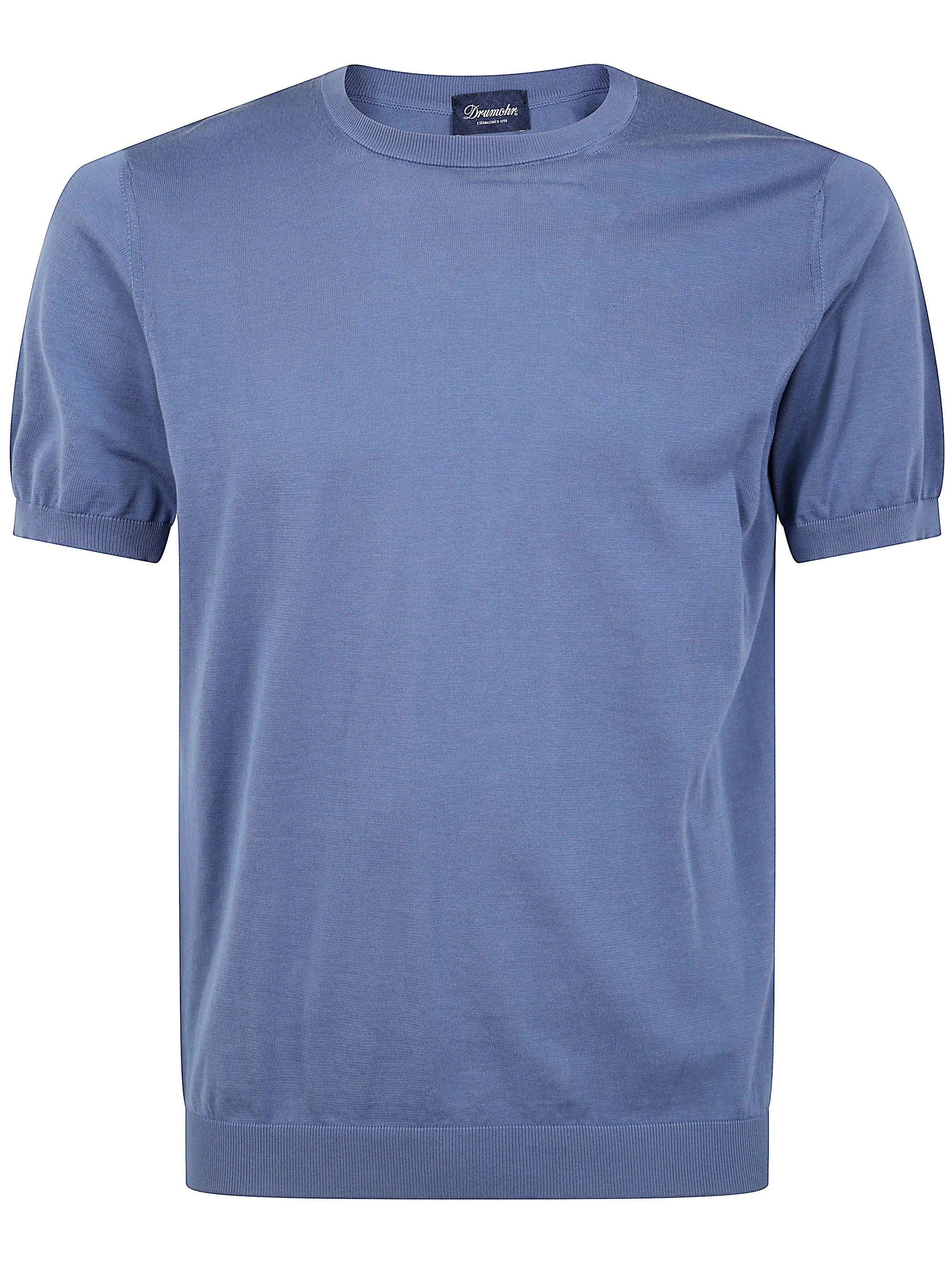 DRUMOHR Short Sleeves Round Neck T-Shirt for Men