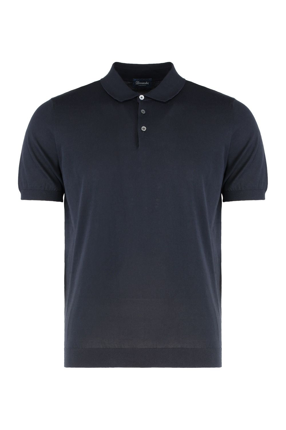 DRUMOHR Knit Cotton Polo Shirt