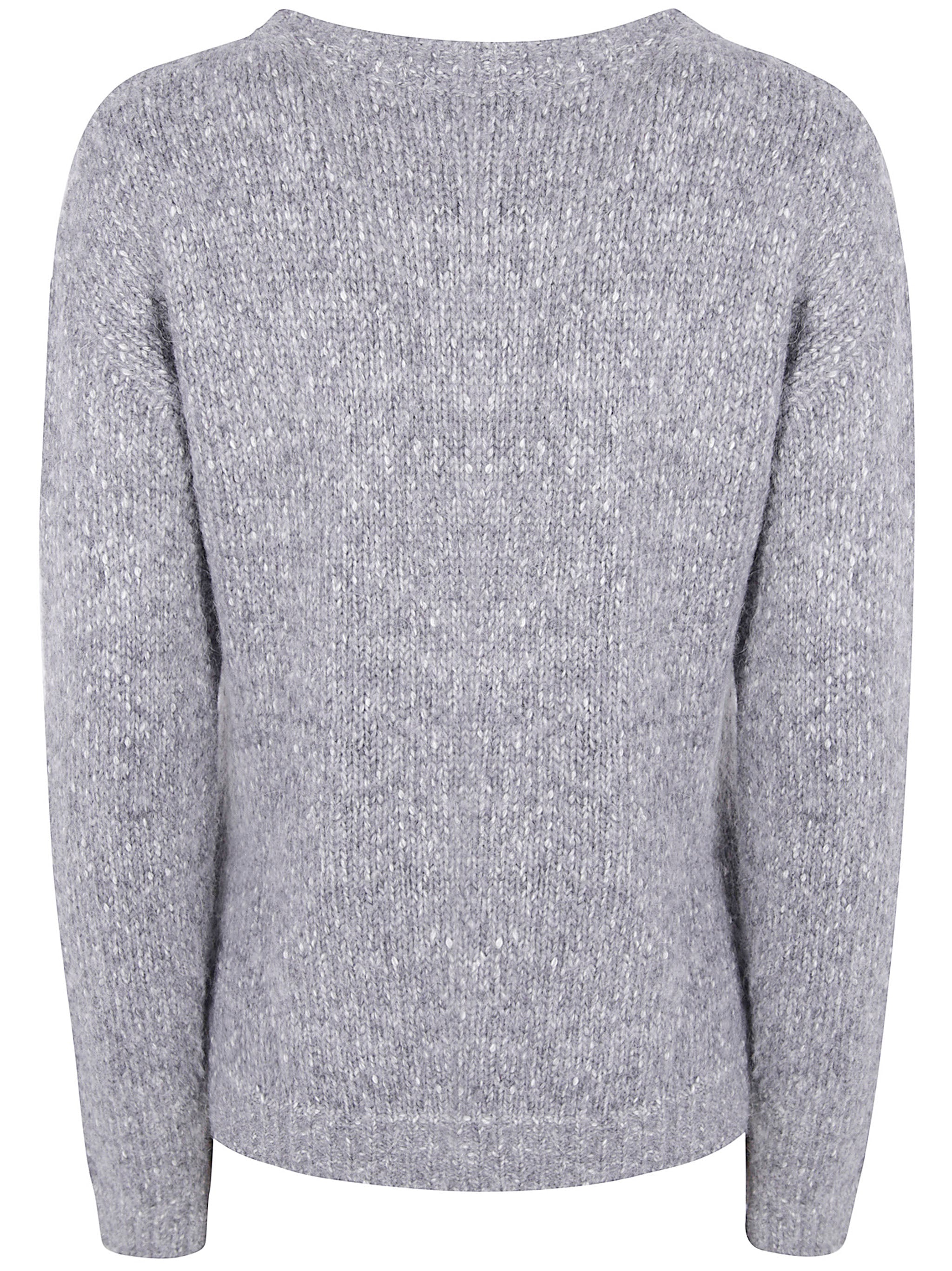 ANNECLAIRE Cotton Blend Round Neck Sweater for Women - Fall/Winter 2025