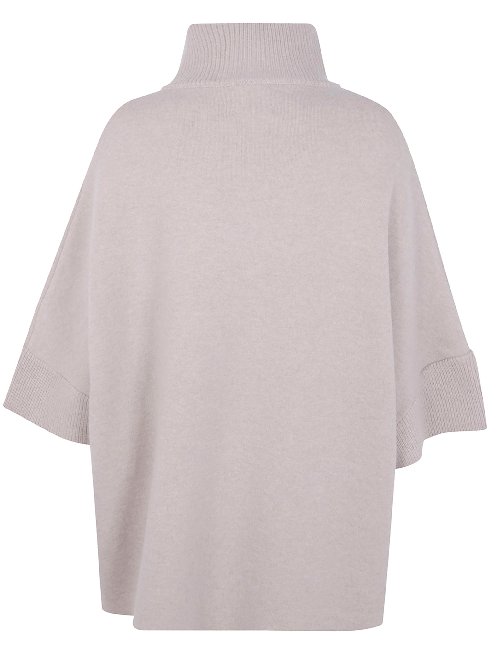 ANNECLAIRE Wool & Cashmere Knit Fabric Cape for Women