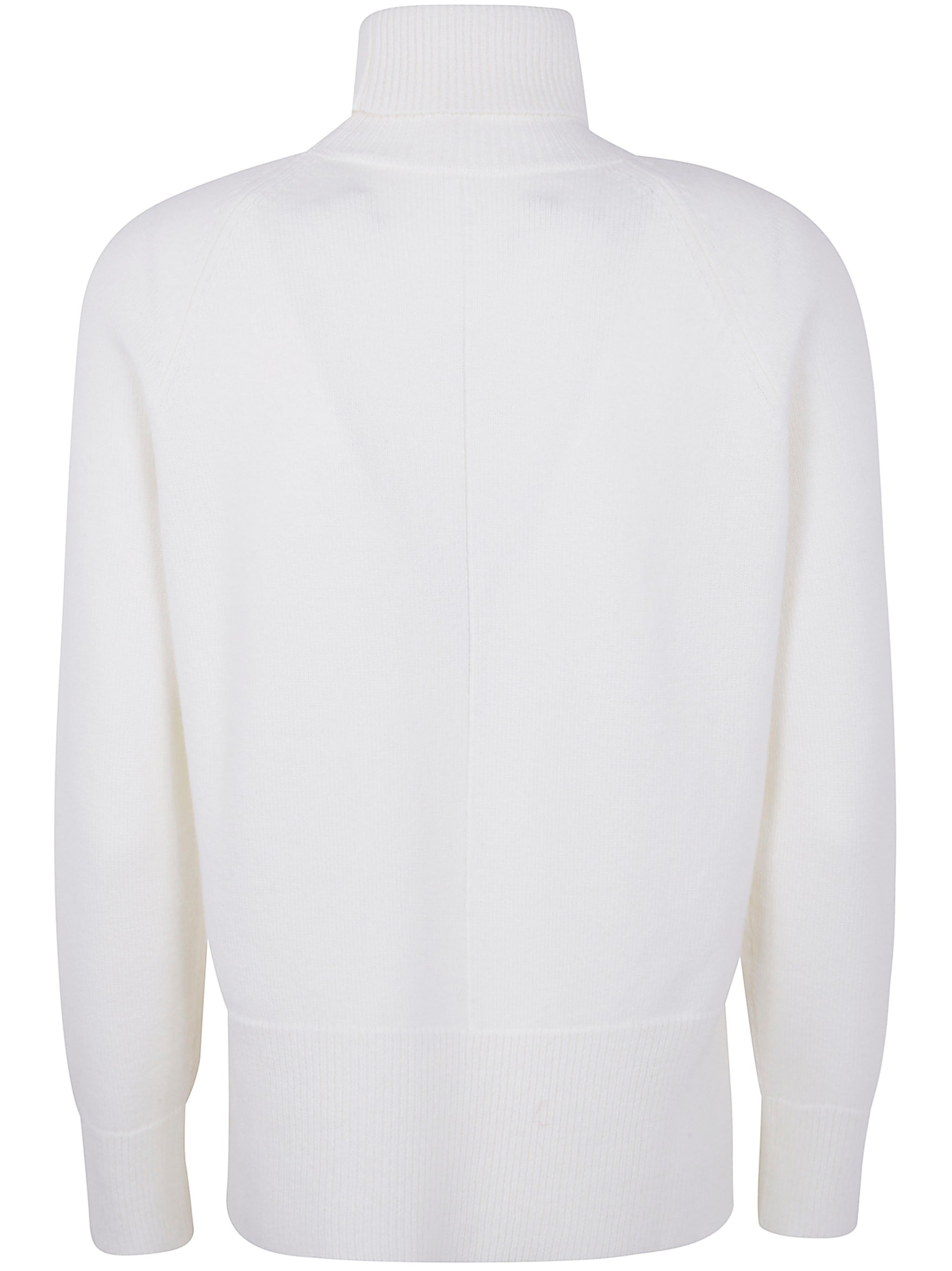 ANNECLAIRE Wool & Cashmere Raglan Turtleneck Sweater