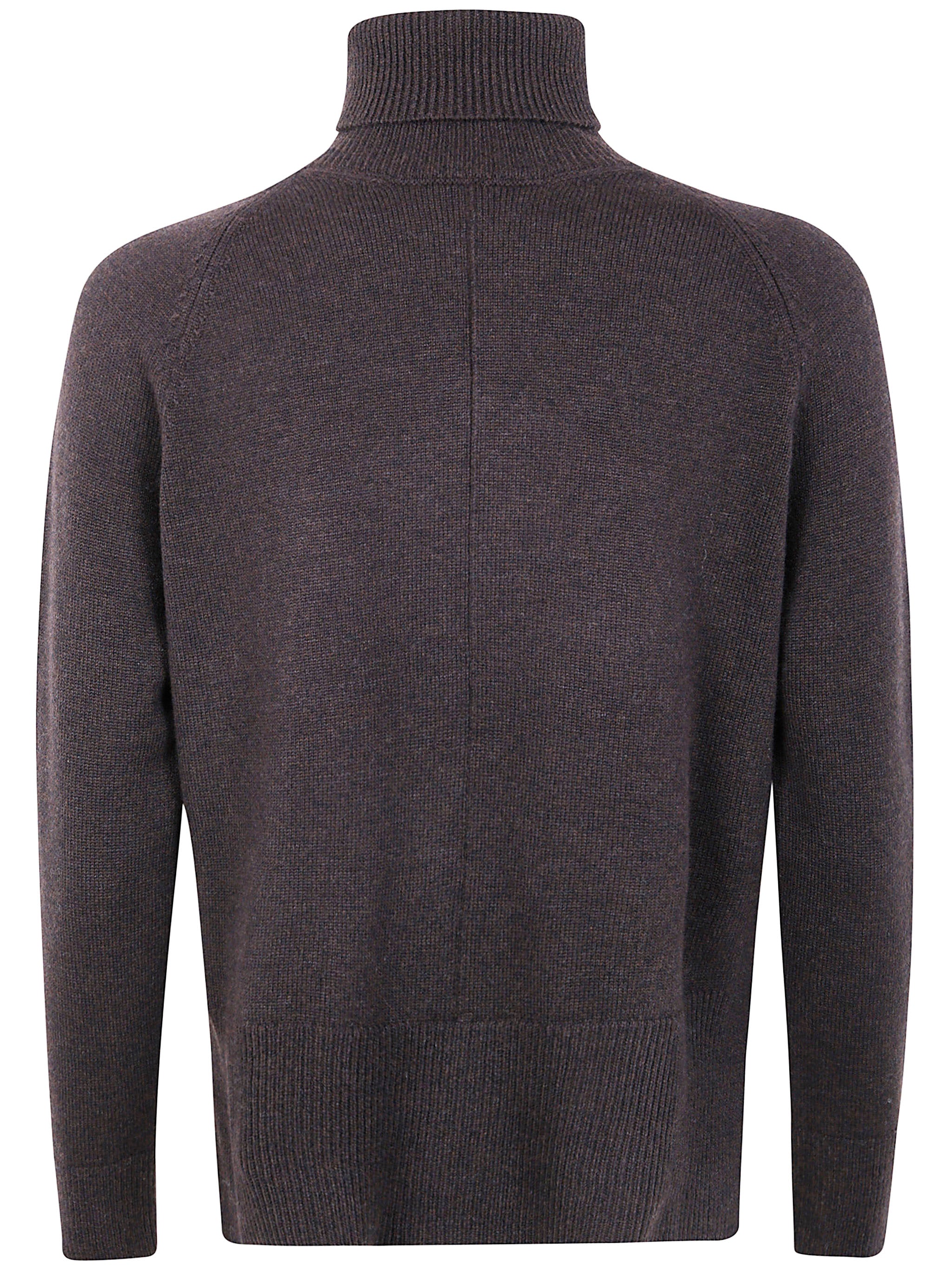 ANNECLAIRE Wool & Cashmere Raglan Turtleneck Sweater