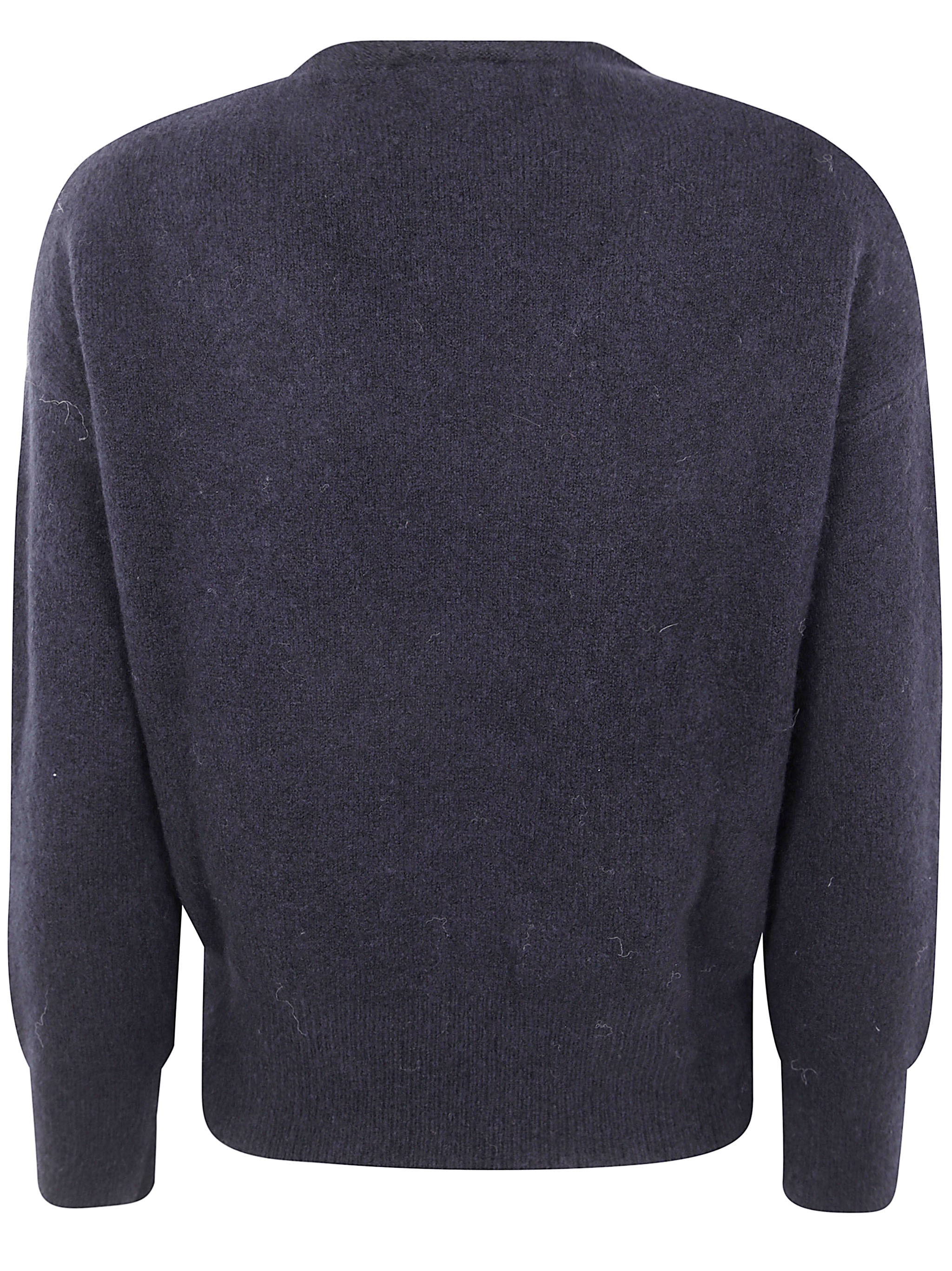 ANNECLAIRE Wool & Cashmere Stretch Over V Neck Sweater