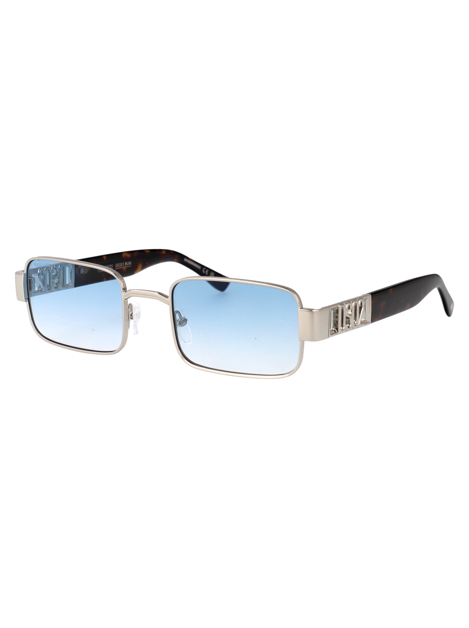 DSQUARED2 Palladium Metal Sunglasses for Men - SS25 Collection