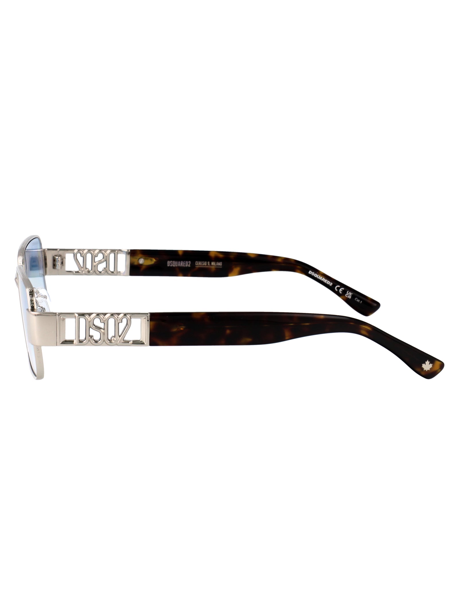 DSQUARED2 Palladium Metal Sunglasses for Men - SS25 Collection