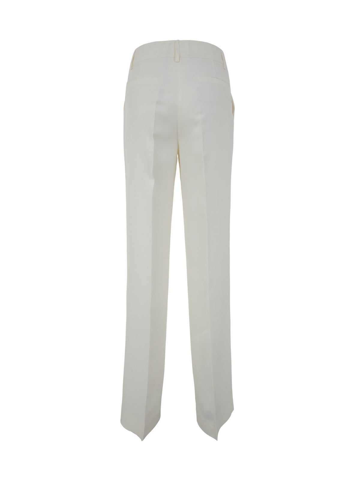 PAROSH Satin Viscose and Linen Trousers for Women - SS23 Collection